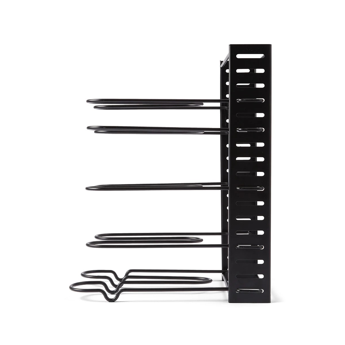 4 Cookware Storage Rack - Black, 4 of 10