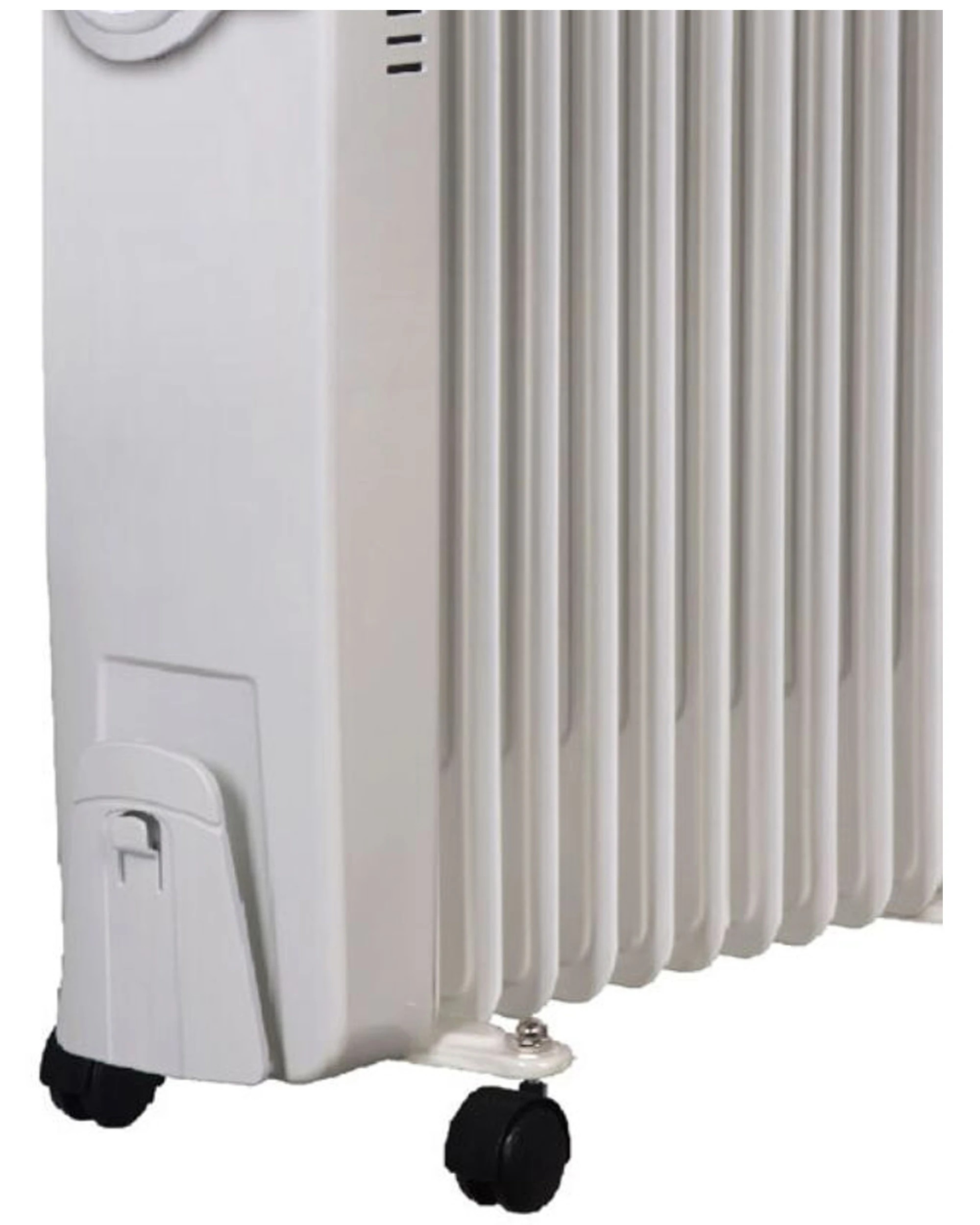 2 Heller Hoch11t Portable Electric Oil Heater/heating 11 Fin 24h Timer 2400w - White, 2 of 3
