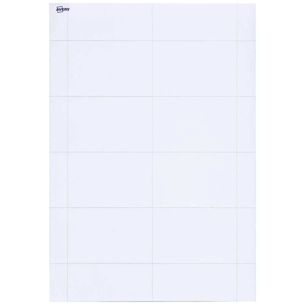 3 Avery Name Badge Refill Cards 200 Pack, 3 of 5