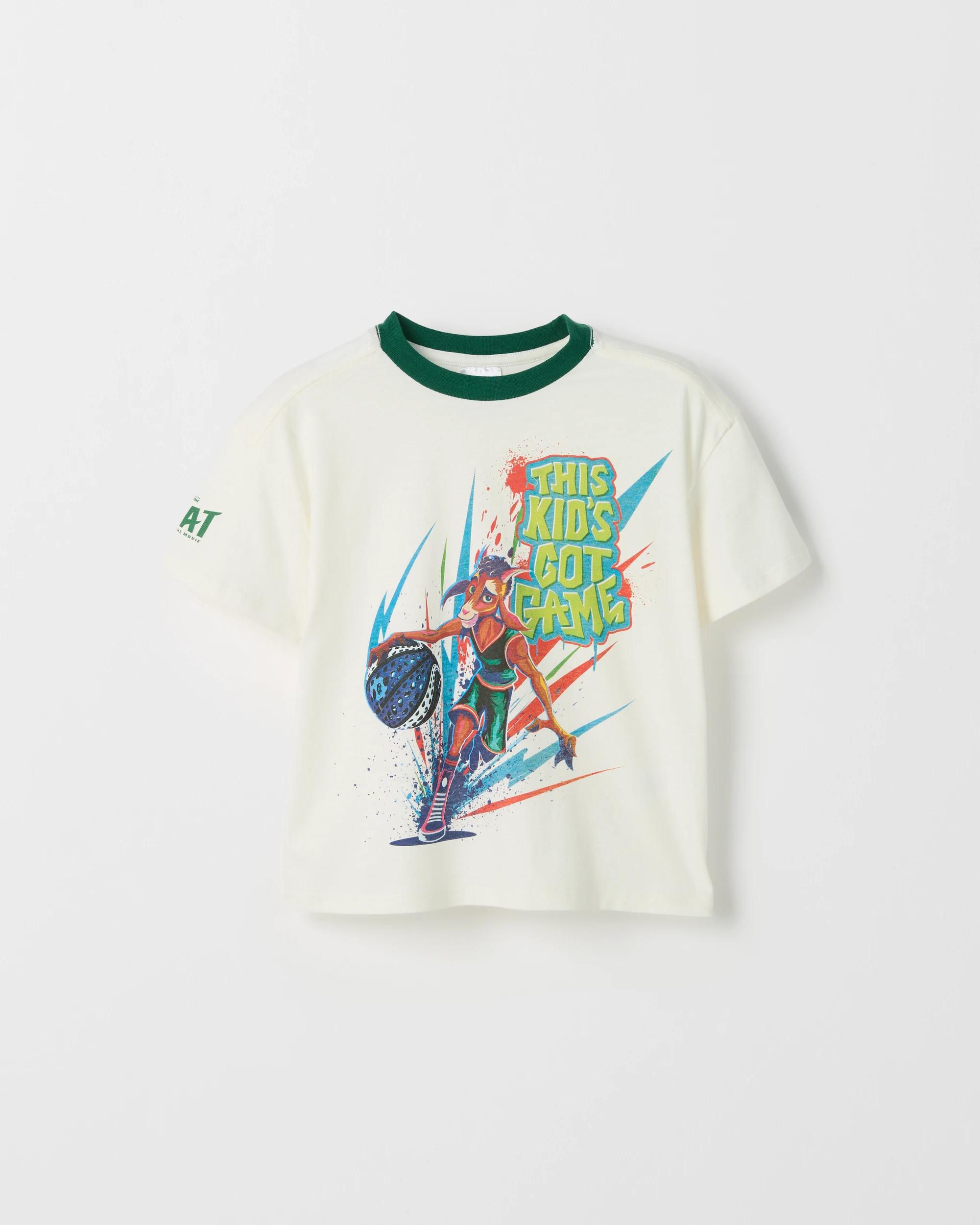 5 SONY GOAT Short Sleeve T-Shirt CREAM, 5 of 6