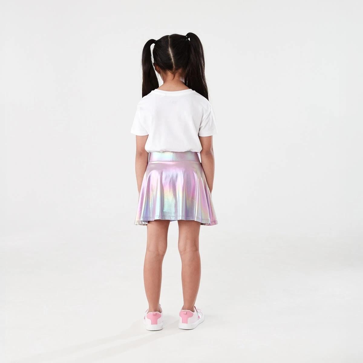 6 Metallic Skort PASTEL LILAC RAINBOW METALLIC, 6 of 6