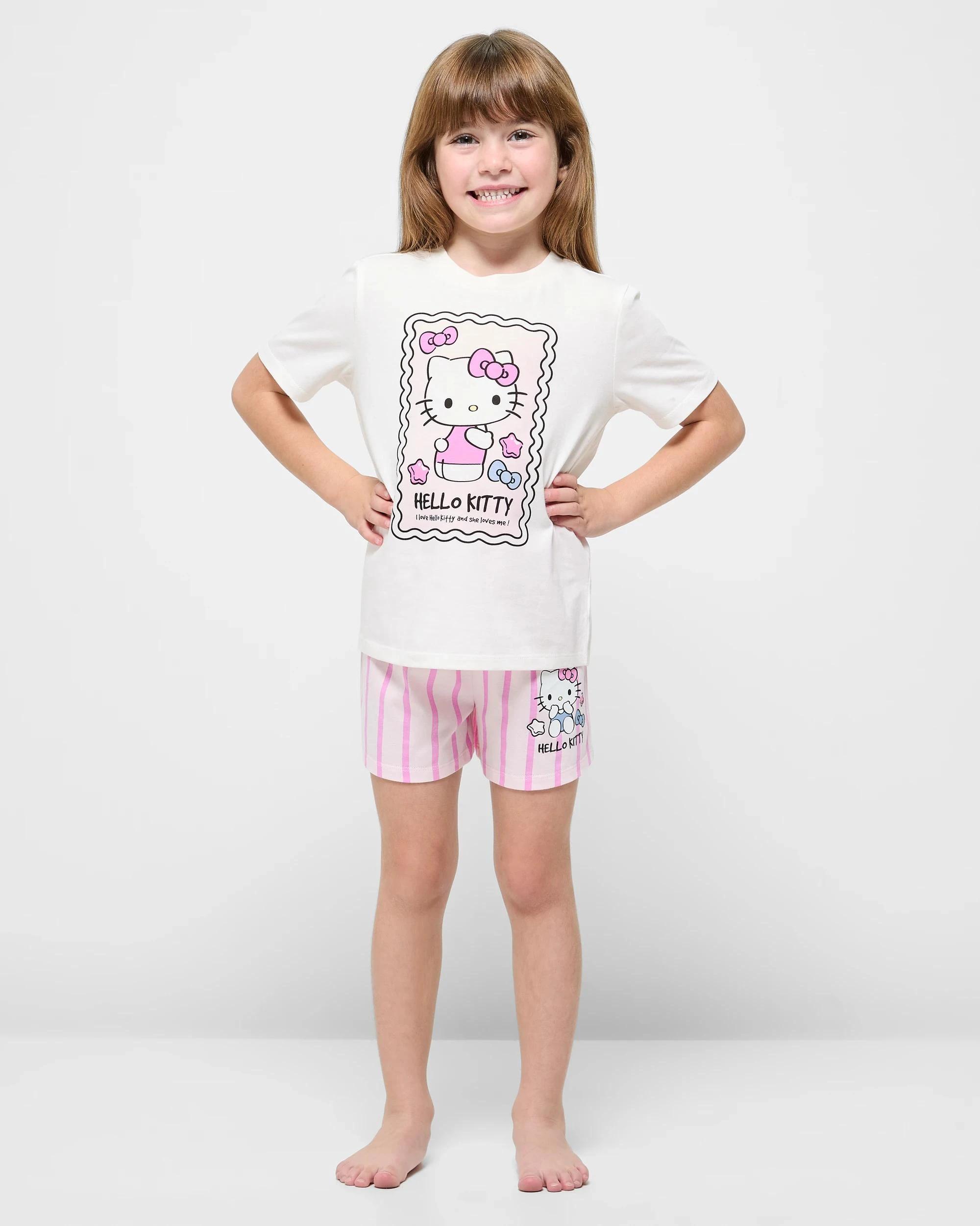 2 Hello Kitty Australian Cotton Younger Girls Pyjama Set 2 Pack HELLO KITTY, 2 of 7