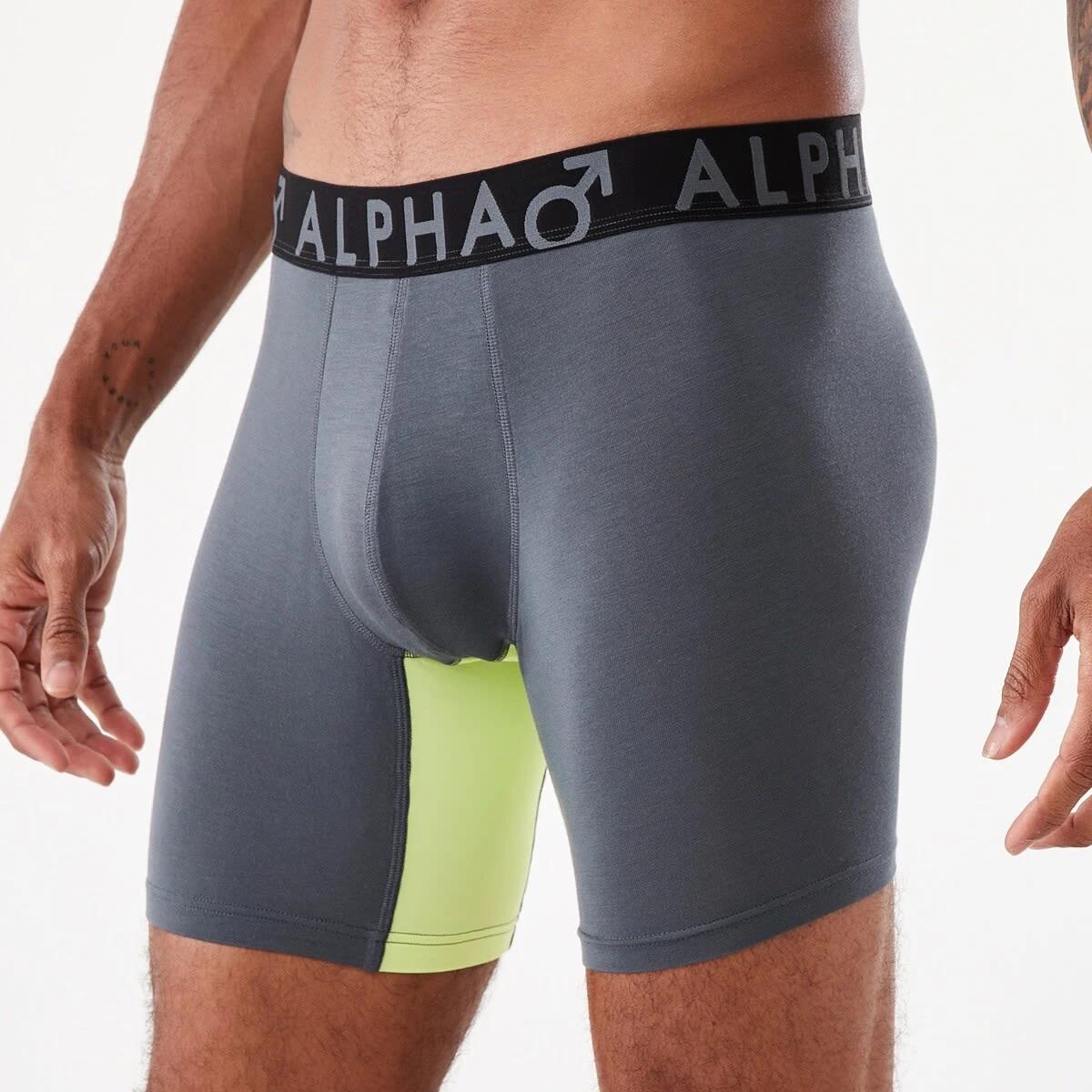 2 Bamboo Mid Length Trunks with Glide Panels ASHLIME, 2 of 4