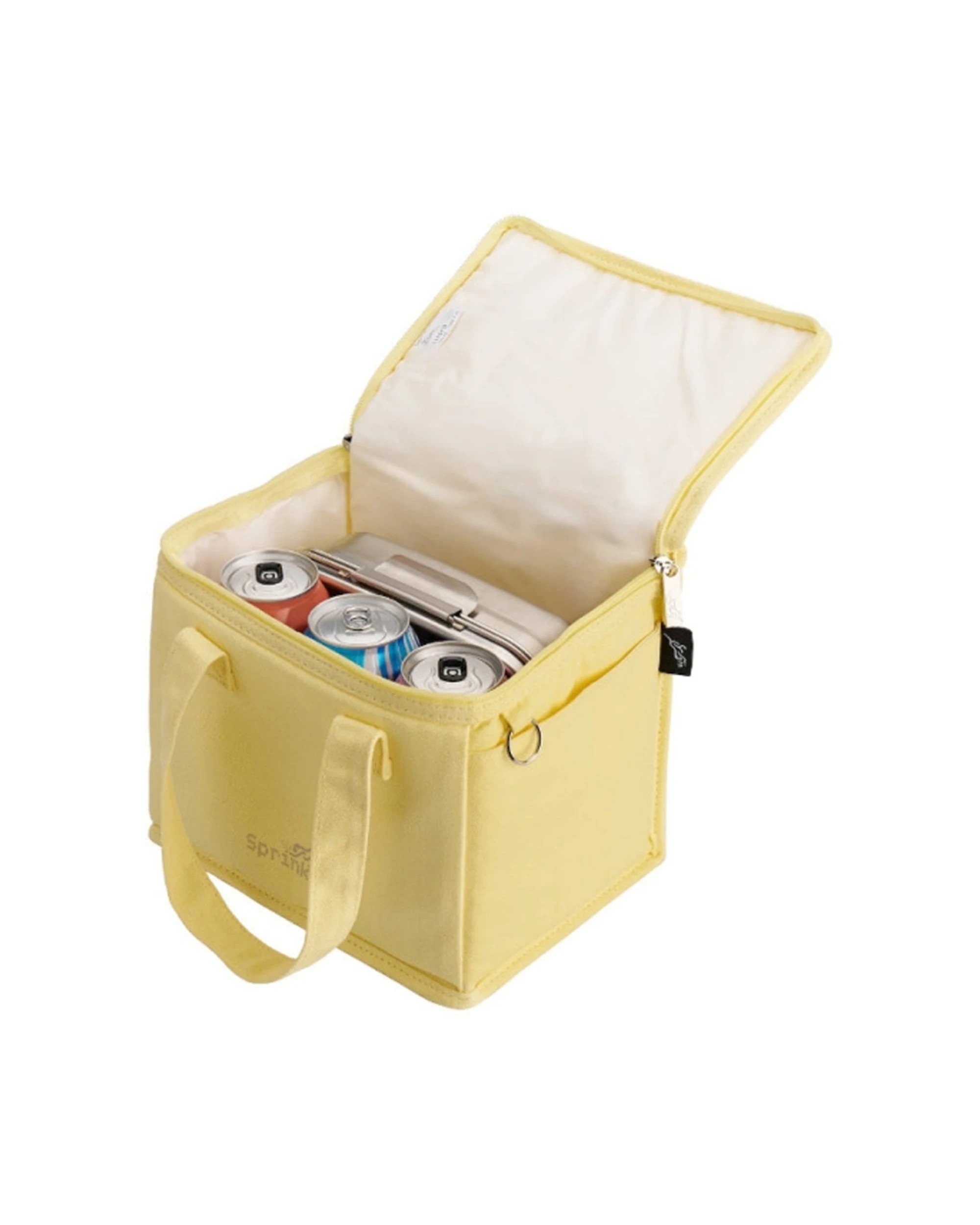 2 Sprinkler Fergus Insulated Canvas Lunch Bag Practical Design Popcorn - Yellow, 2 of 2