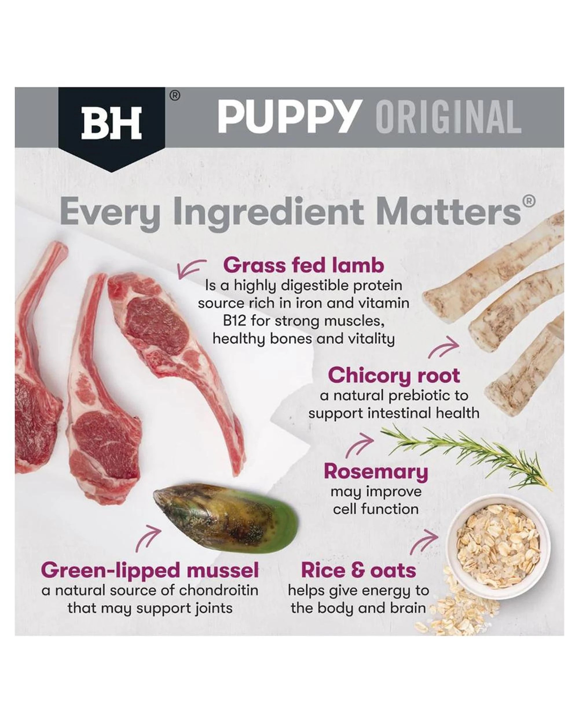 4 Black Hawk Puppy Large Breed Original Dry Dog Food Lamb & Rice 20kg, 4 of 9