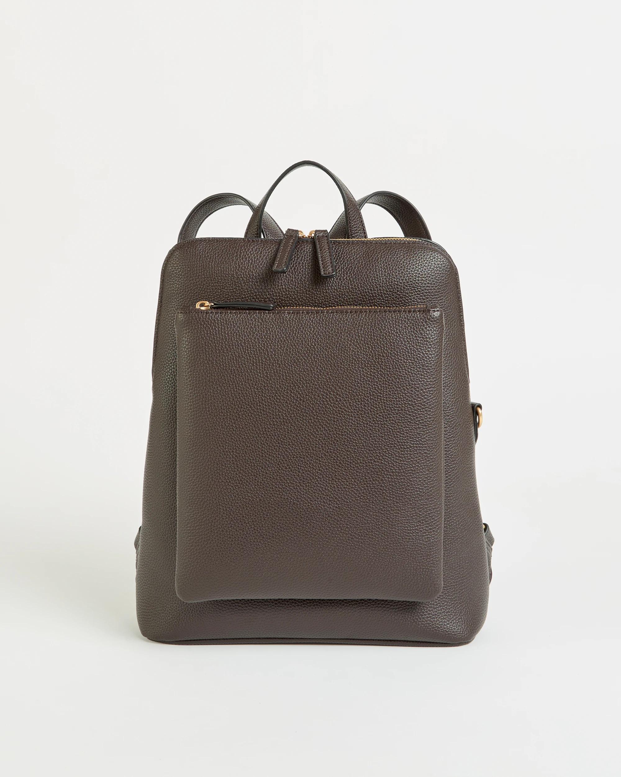 1 Target Woman Pebble Backpack BITTER CHOCOLATE, 1 of 3