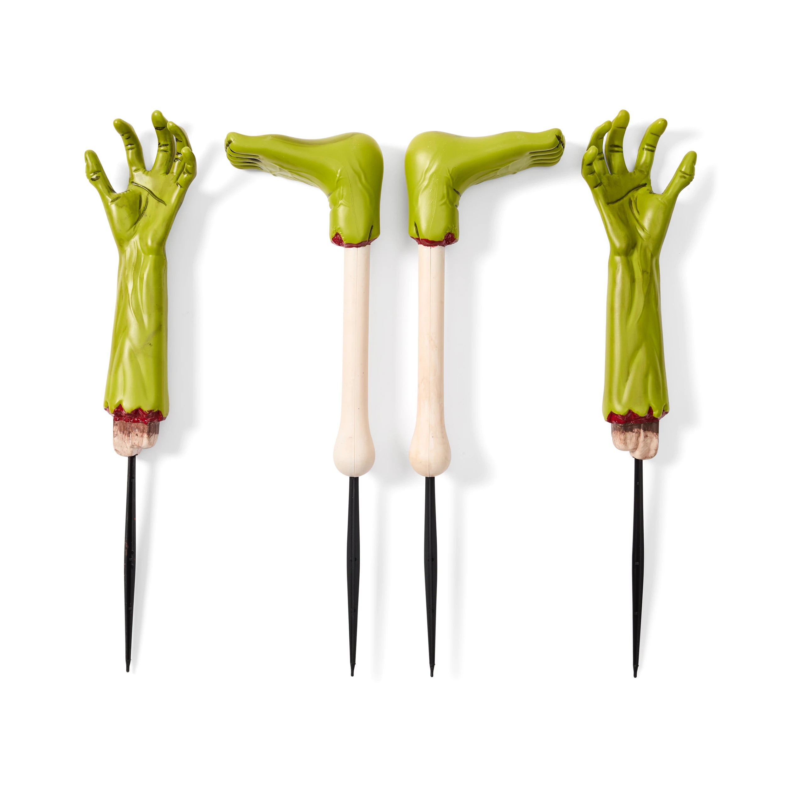 7 4 Piece Hands and Feet Groundbreaker Stakes - Assorted, 7 of 10