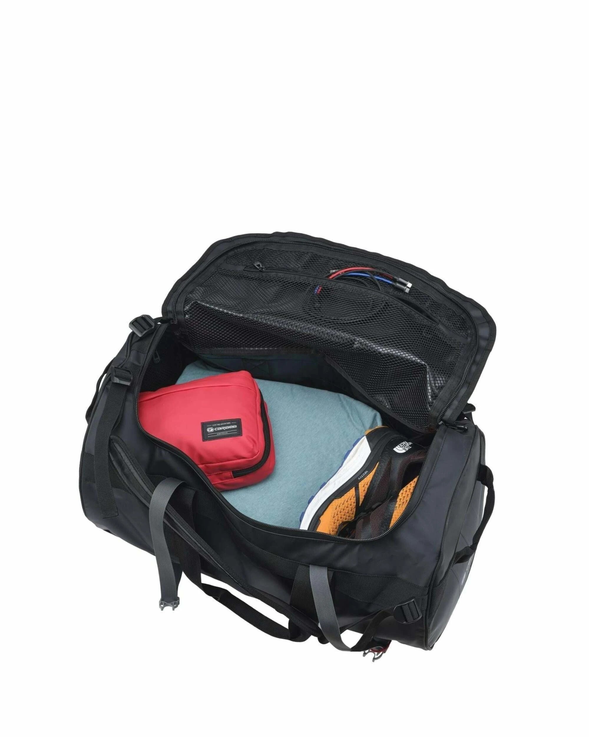 5 Caribee Kokoda Water Resistant Duffle Bag - 65L - Black, 5 of 5