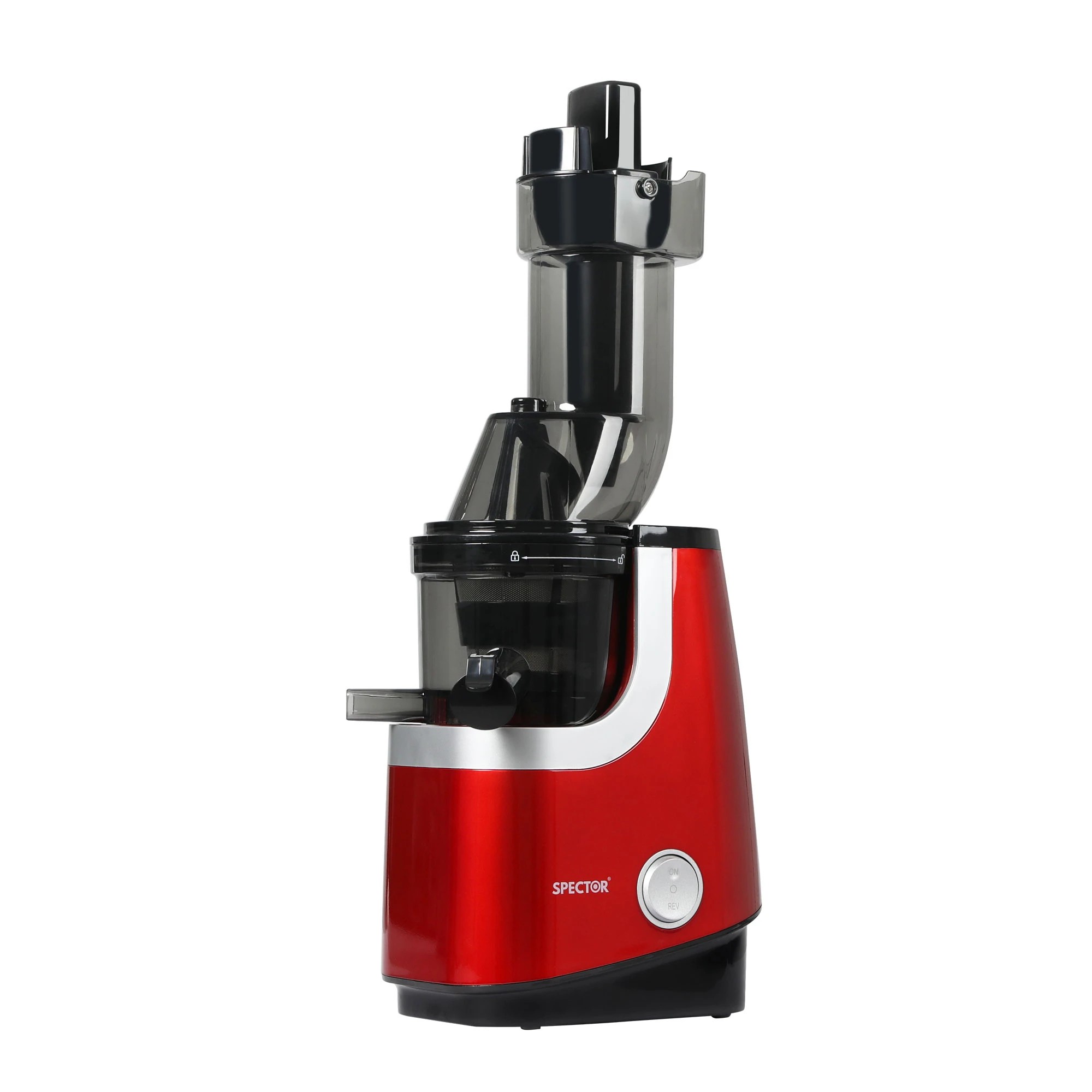 2 Spector Cold Press Slow Juicer - Red, 2 of 5
