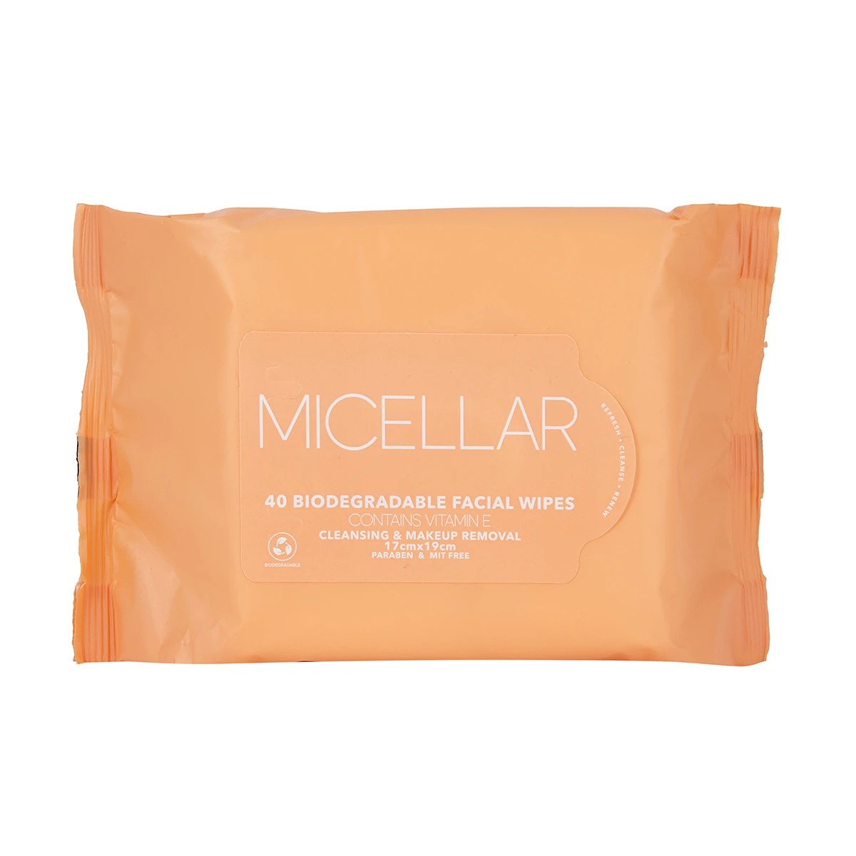 1 40 Pack Cleansing & Makeup Removal Facial Wipes - Micellar, 1 of 4