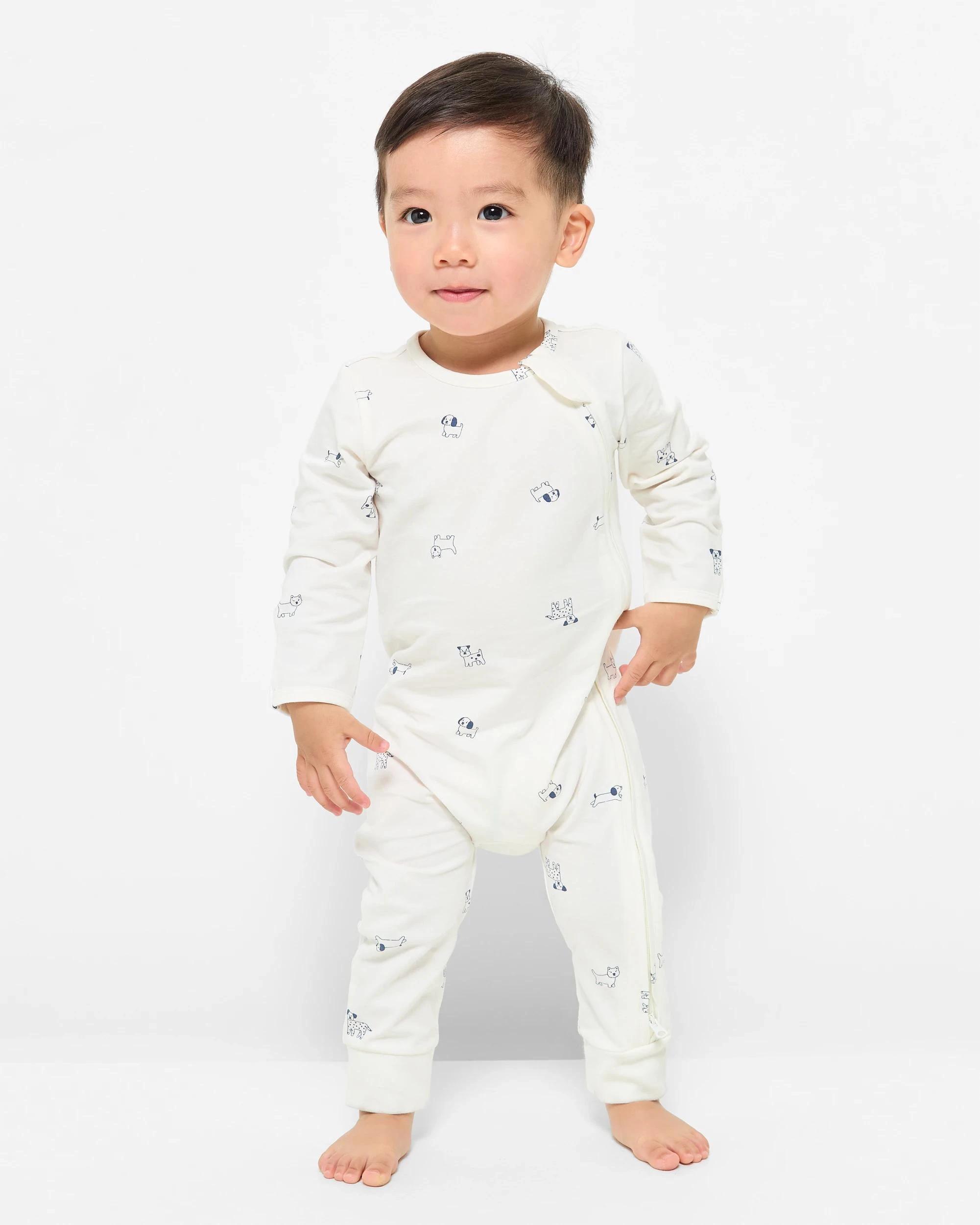 6 Target Baby Baby Organic Cotton Zip Footless Coveralls 3 Pack PUPPY, 6 of 6