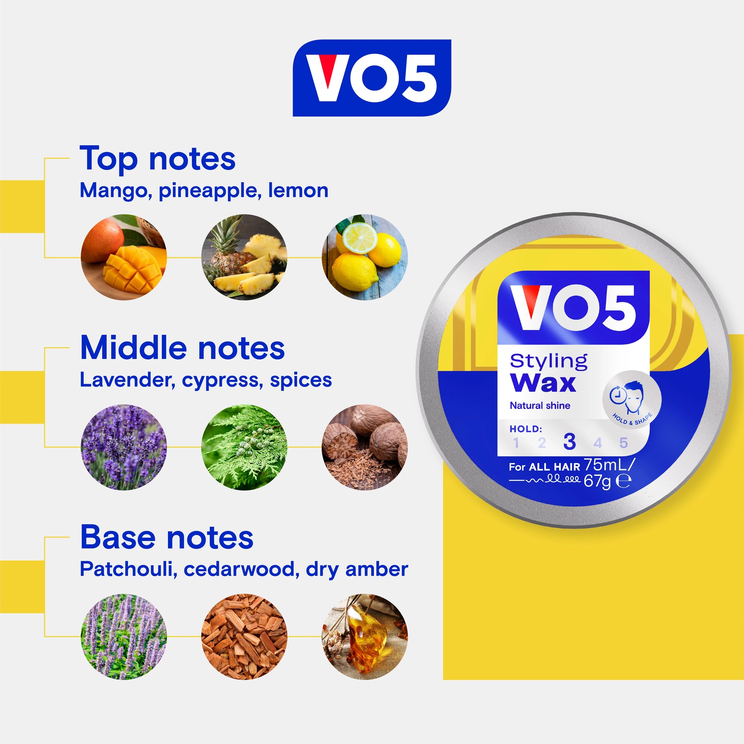 7 Vo5 Hair Gel Style Wax Groomed 75ml, 7 of 8