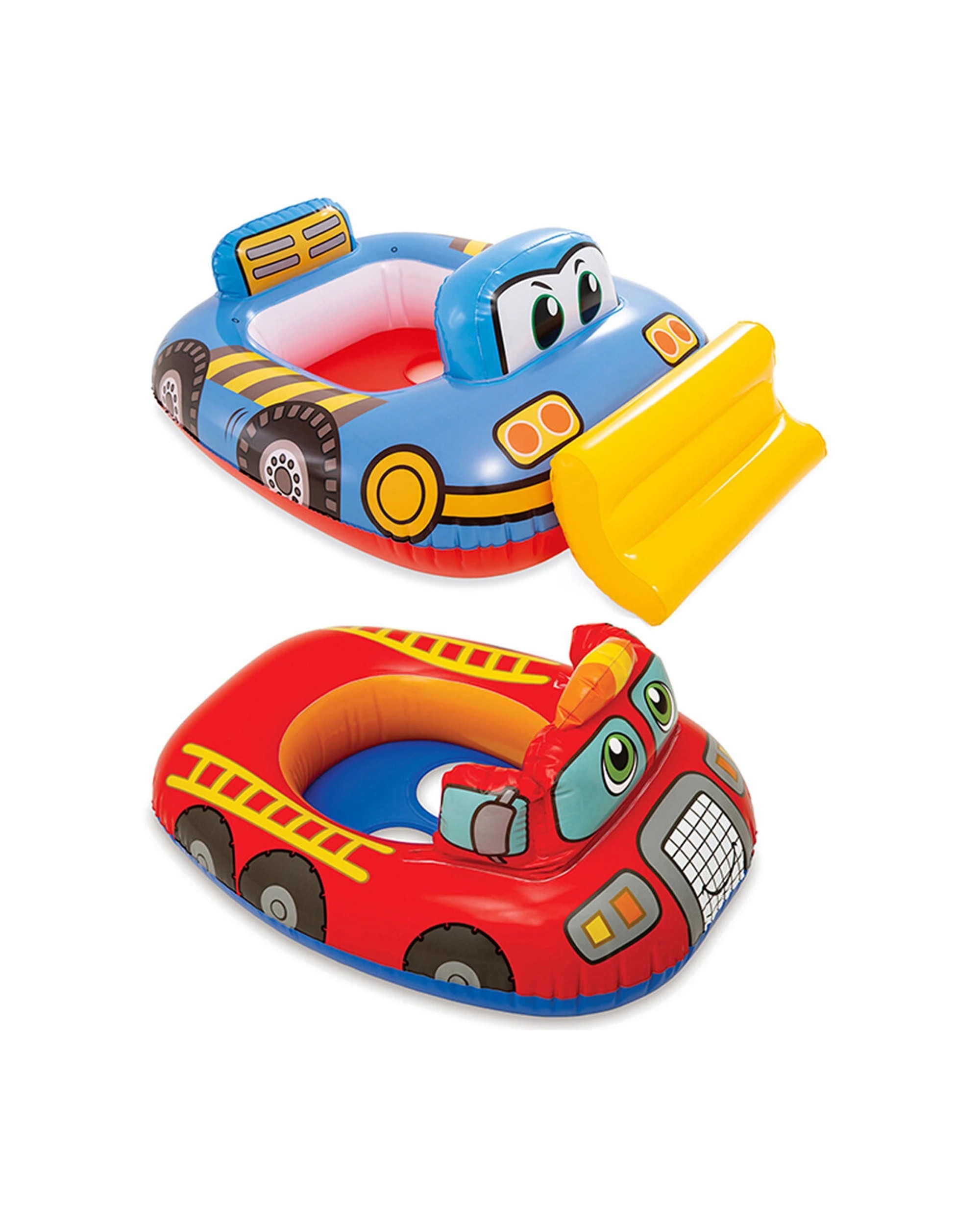 1 Intex 2PK Kiddie Car Floats Inflatable Kids Floats 1-2Y+ - Assorted, 1 of 9