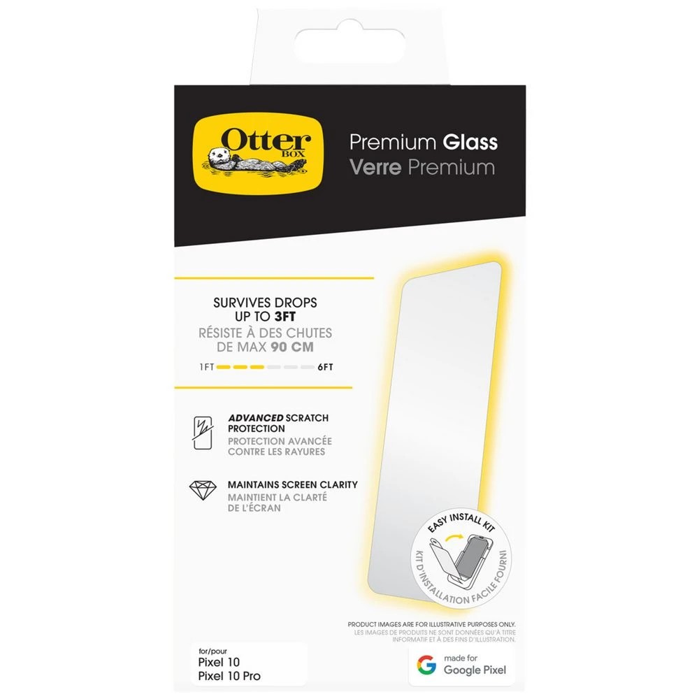 4 OtterBox Prem Glass Screen Protector Google Pixel 10/10 Pro, 4 of 4