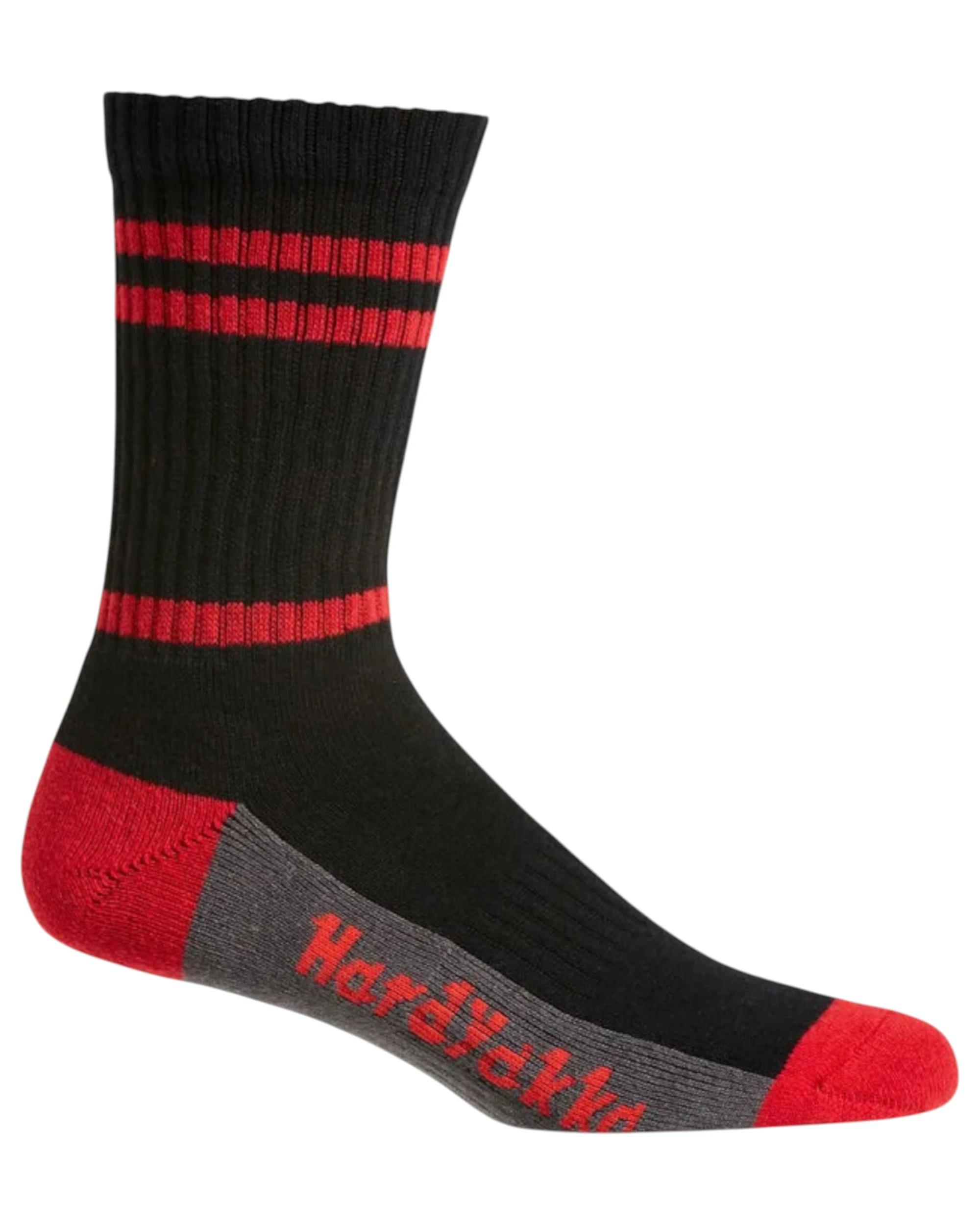 4 Hard Yakka 10 Pairs Mens Crew Work Workwear Socks MULTI COLOURED, 4 of 5
