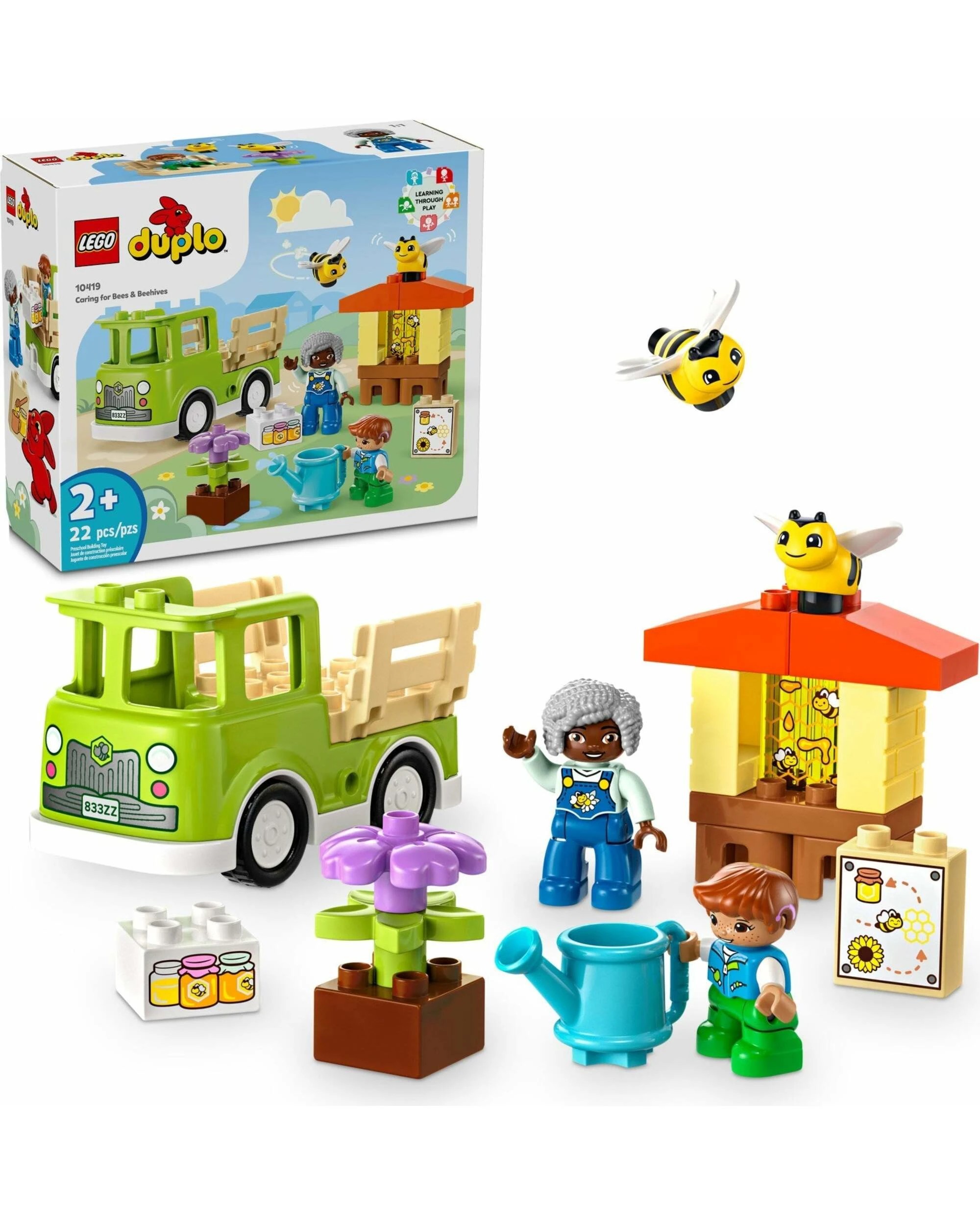 1 LEGO DUPLO 10418 Caring for Bees Beehives, 1 of 5