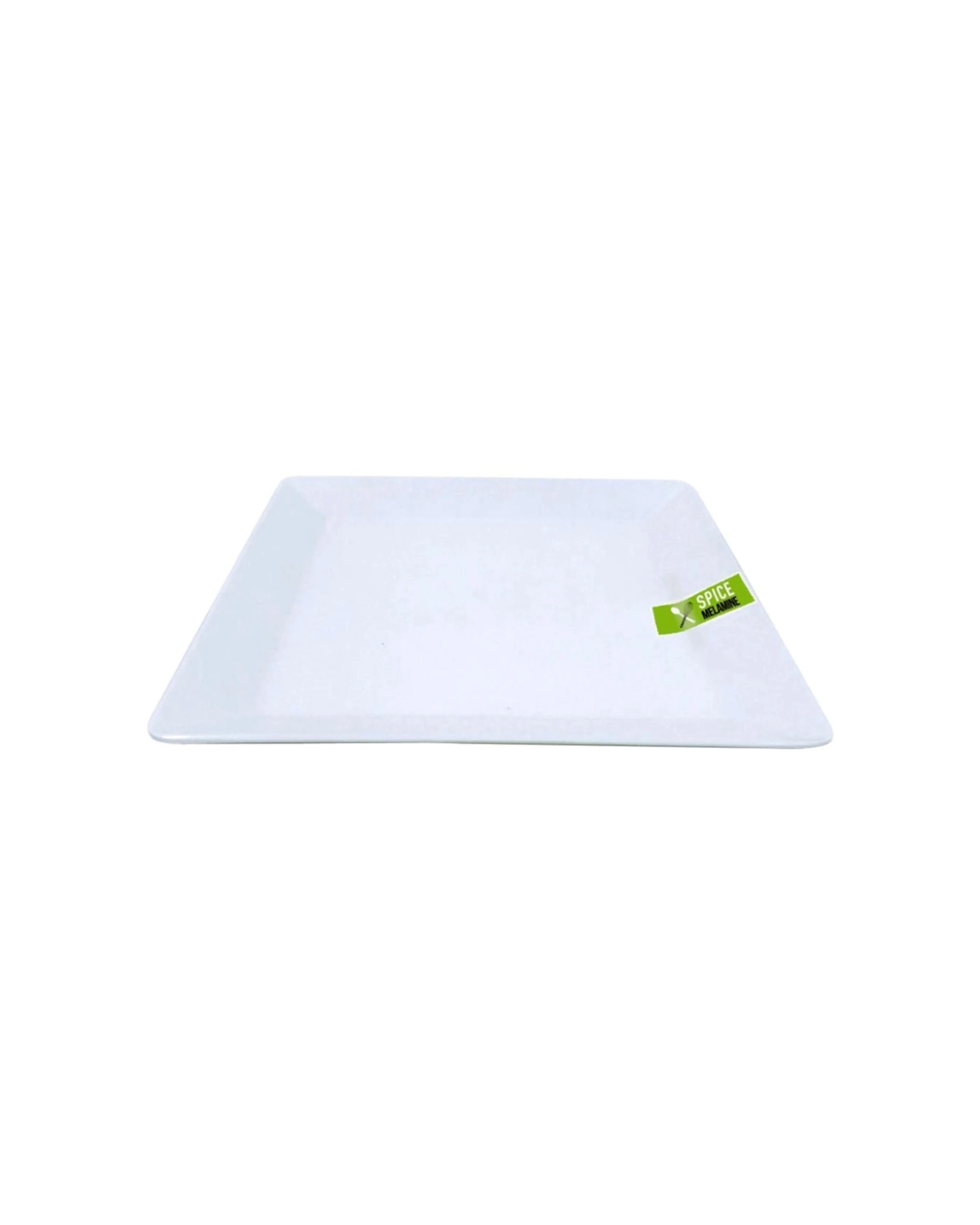 1 Durmaz Melamine Square Platter Tableware 28 x 28cm - White, 1 of 1