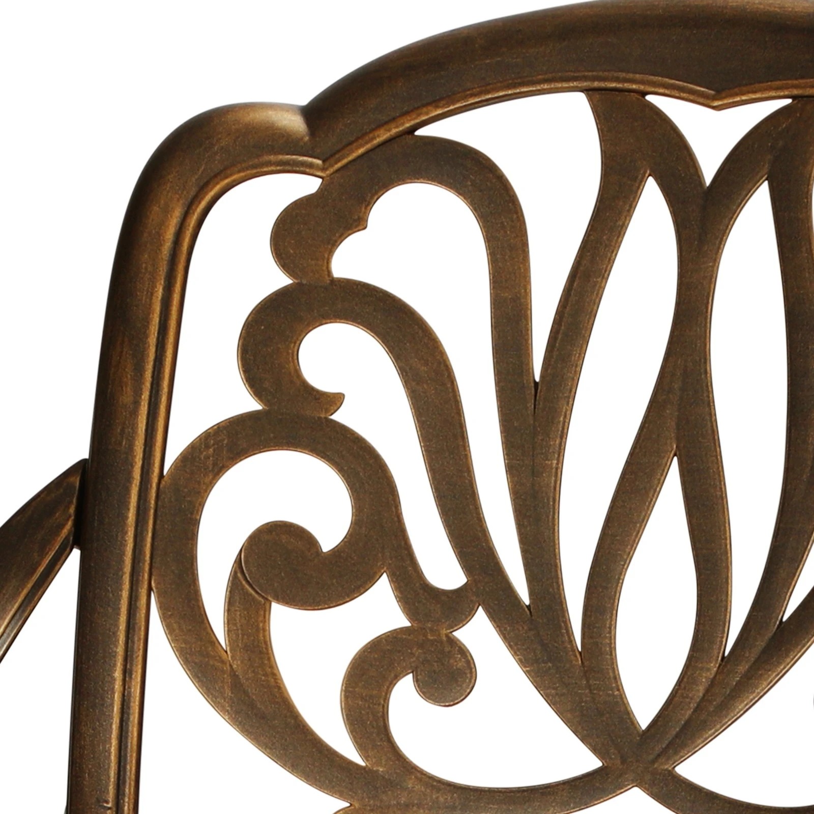 4 Livsip Outdoor Dining Chairs Cast Aluminium Patio Garden Furniture Set Of 2
 - Bronze, 4 of 10