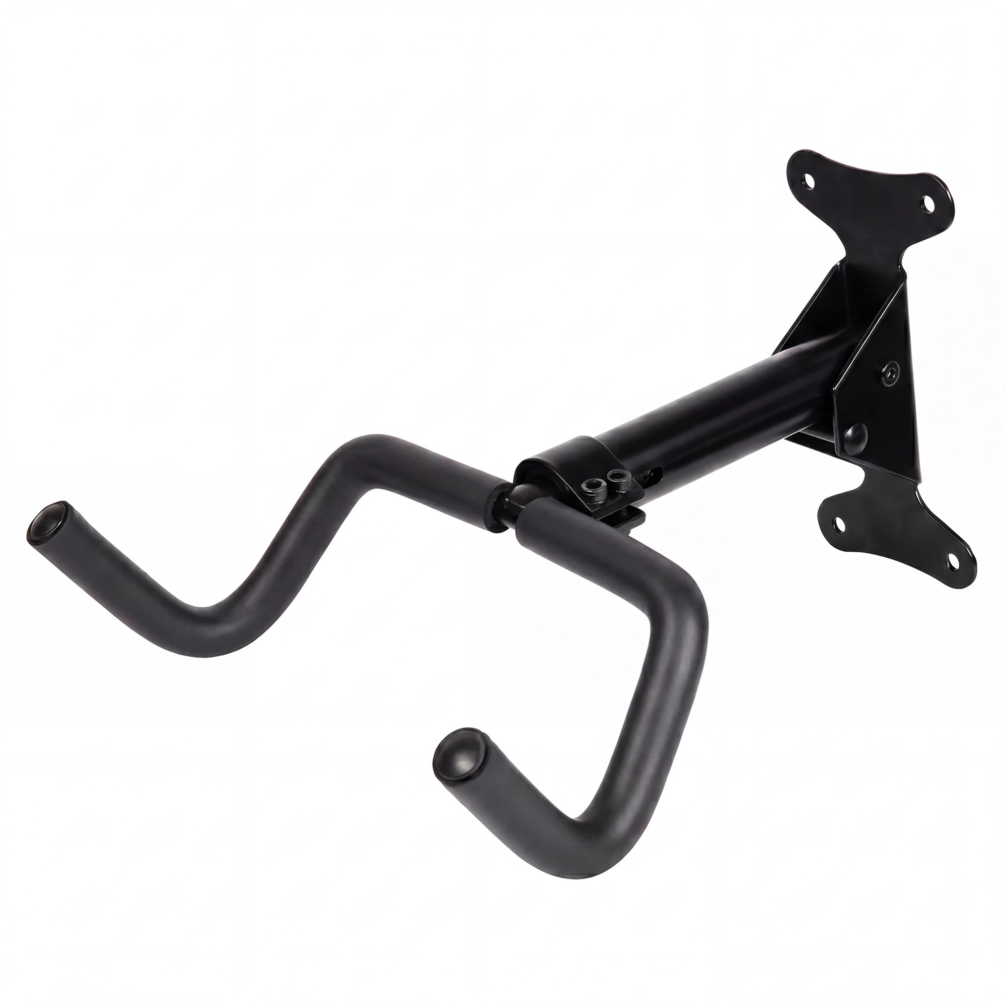 1 Monvelo Bike Wall Mount Holder With Helmet Hook - Black, 1 of 5