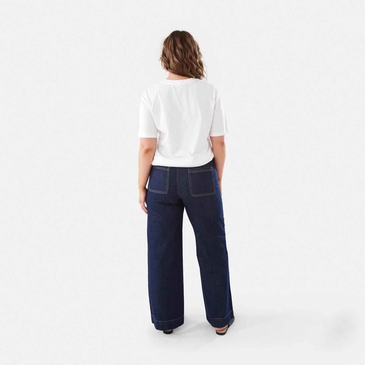 5 Wide Leg Pocket Jeans INDIGO, 5 of 11