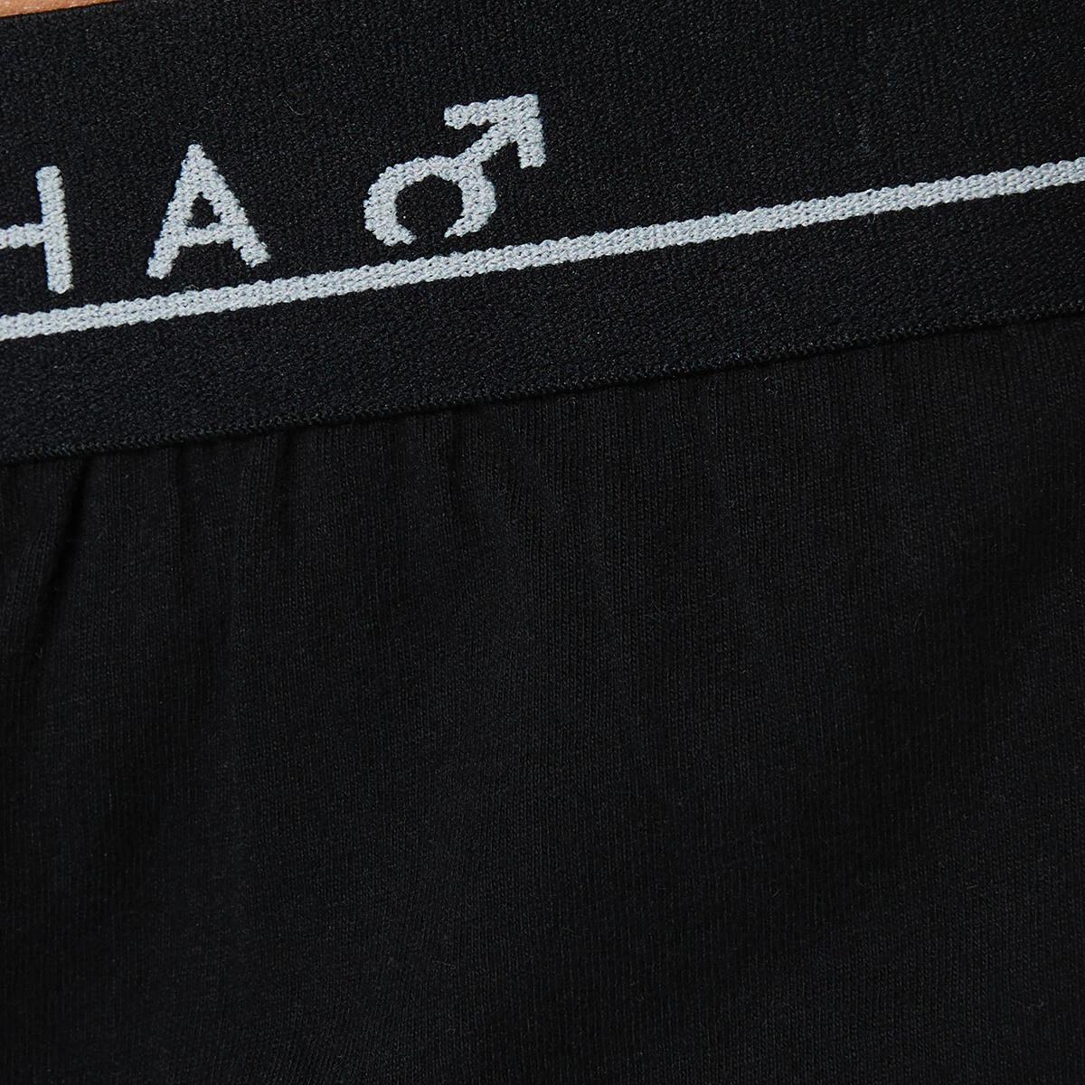 6 3 Pack Plain Jersey Boxers BLACK, 6 of 6