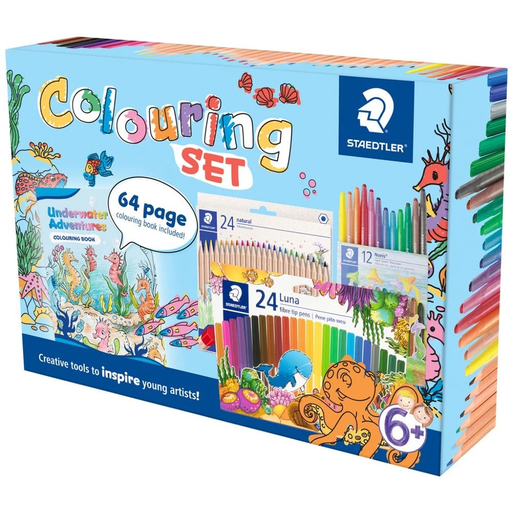 1 Staedtler Noris Large Colouring Set Underwater Adventures, 1 of 5