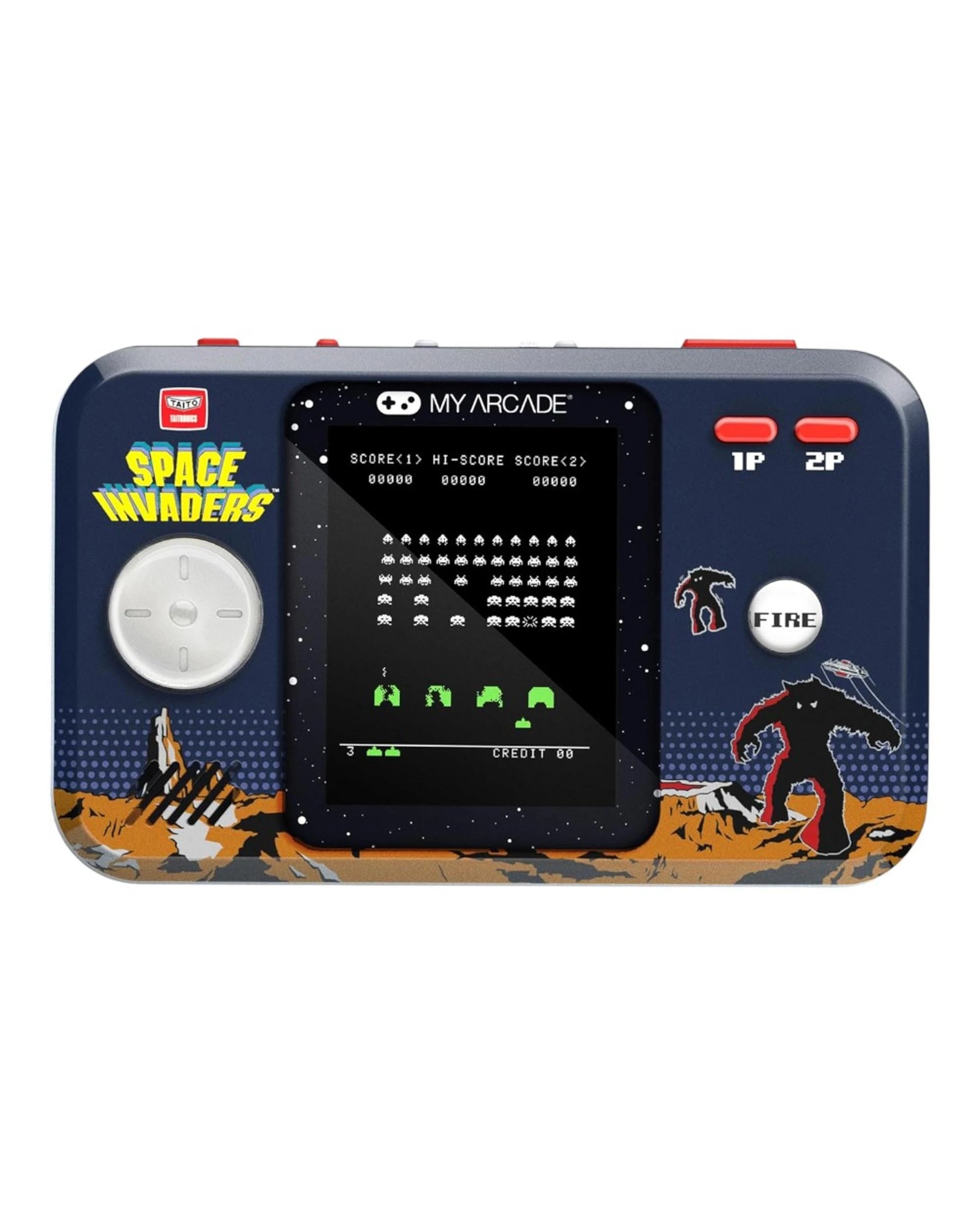 1 My Arcade Space Invaders Pocket Player Pro + Travel Case, 1 of 4