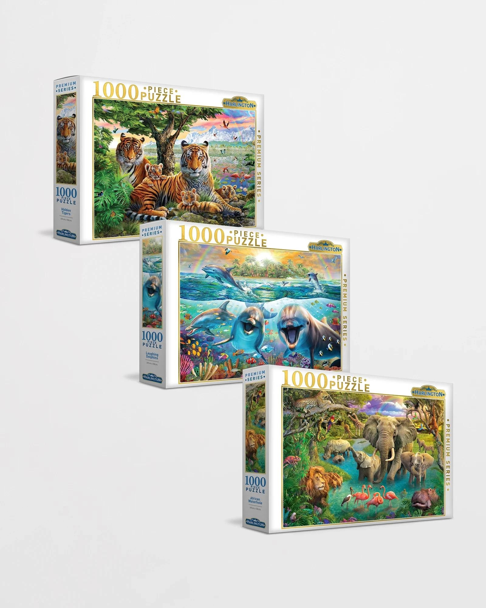 1 Harlington 1000 Piece Jigsaw Puzzle, - Animals & Nature - Assorted* - Multi, 1 of 7