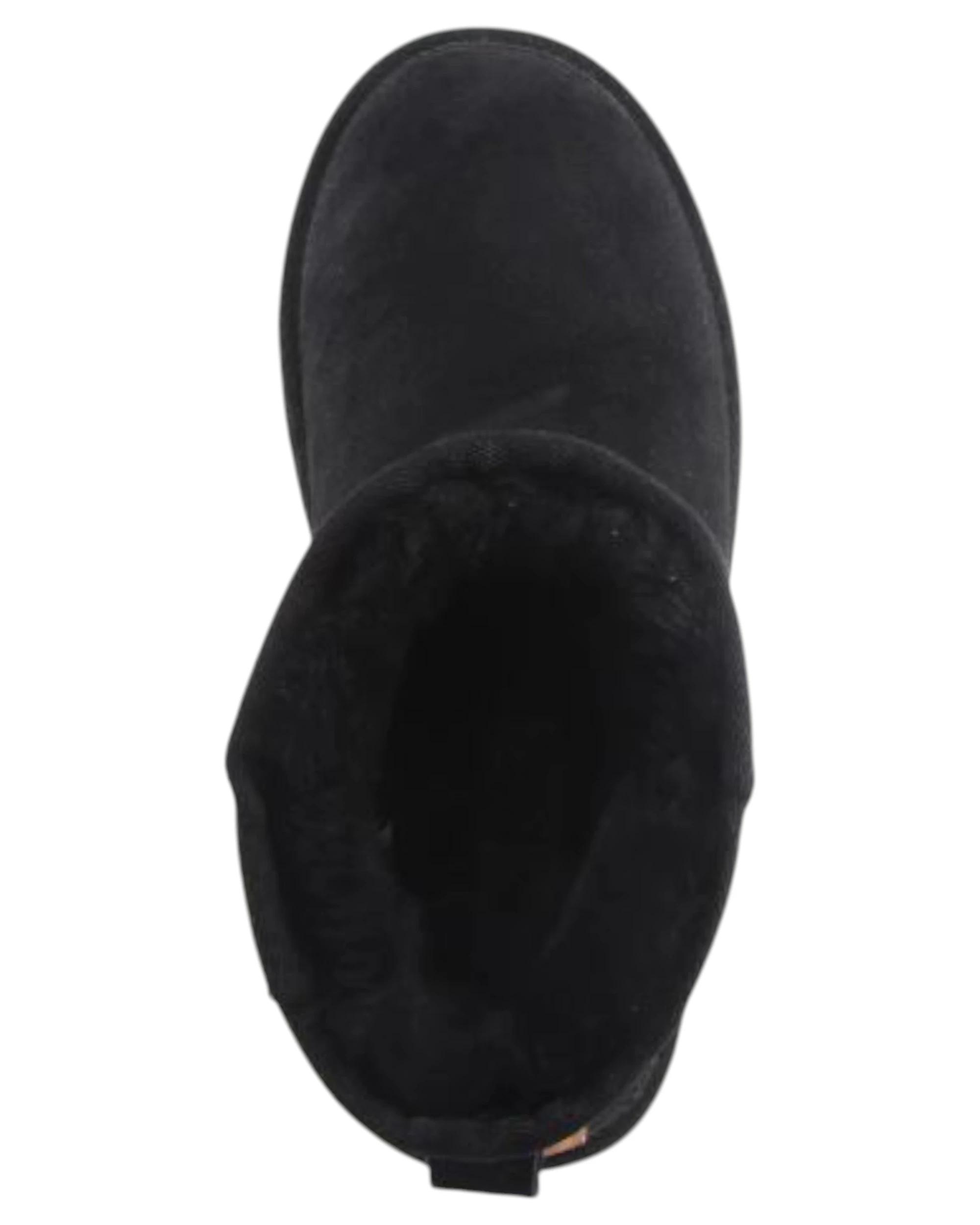 4 Grosby Ugg Boots Suede Womens Leather Sheepskin Jillaroo Black Slippers BLACK, 4 of 4