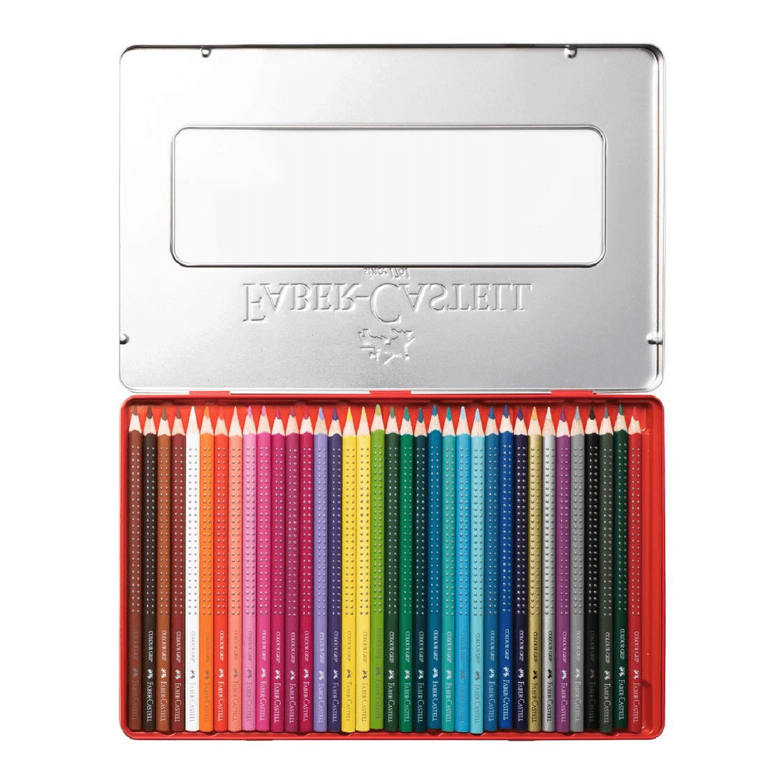 3 Faber-Castell Colour Grip Triangular Pencils Tin 36 Pack, 3 of 7