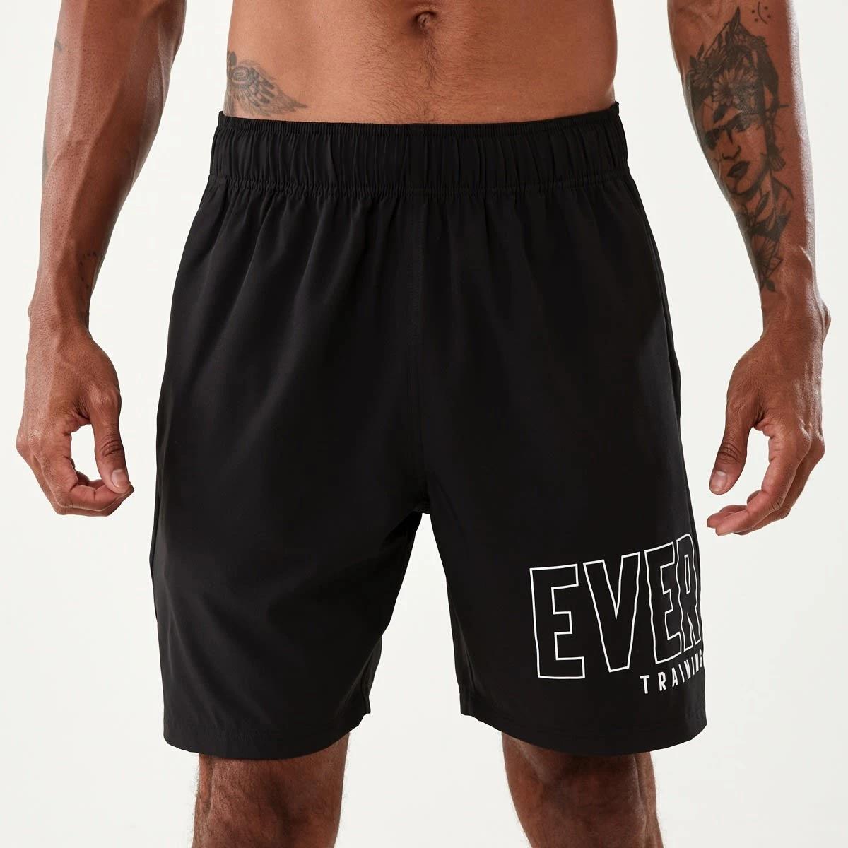 2 Active Mens Stretch Woven Shorts EVER BLACK, 2 of 7