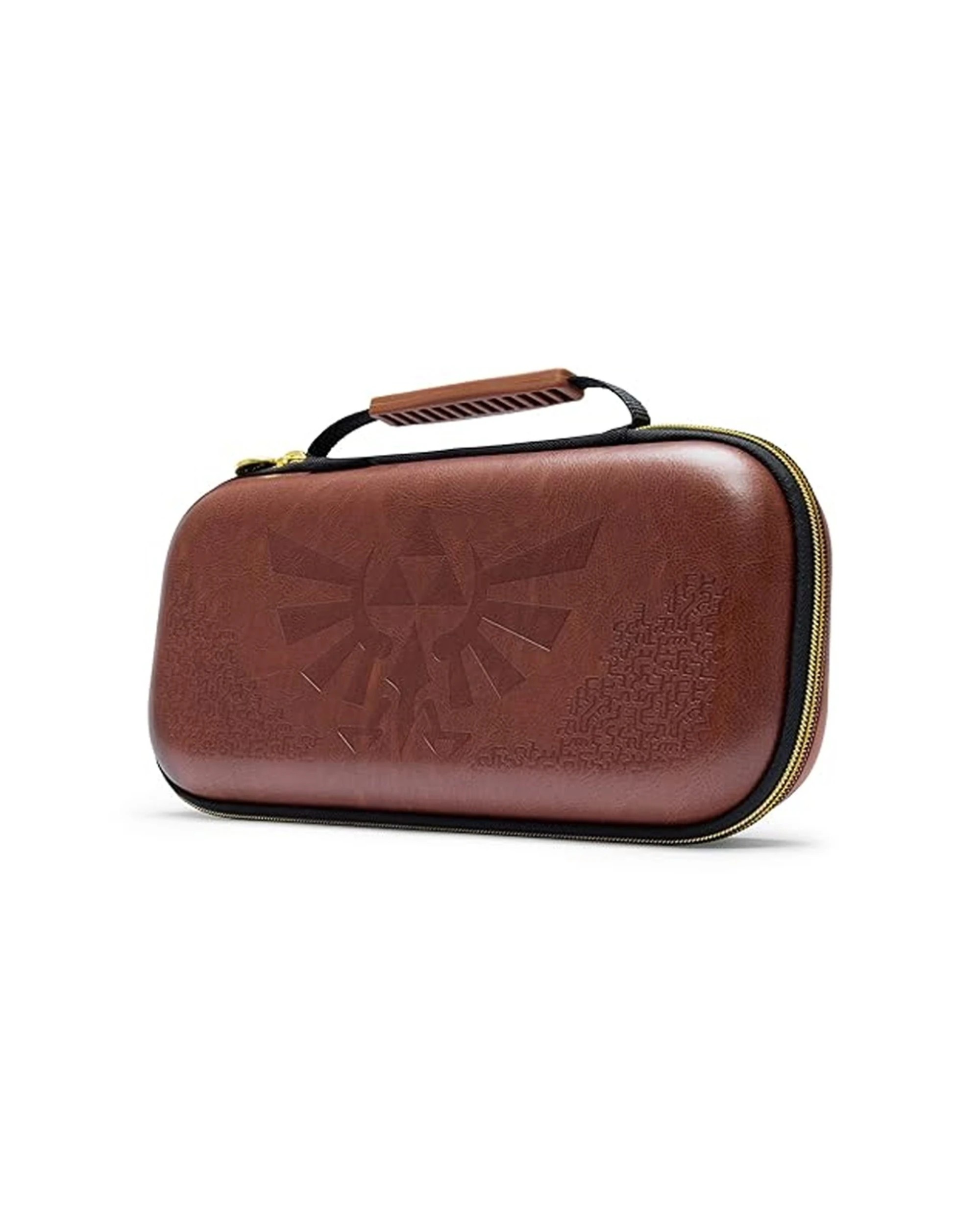 4 PowerA Zelda Hylian Nintendo Switch 2 Soft Fabric Lining Protection Case - Brown, 4 of 6