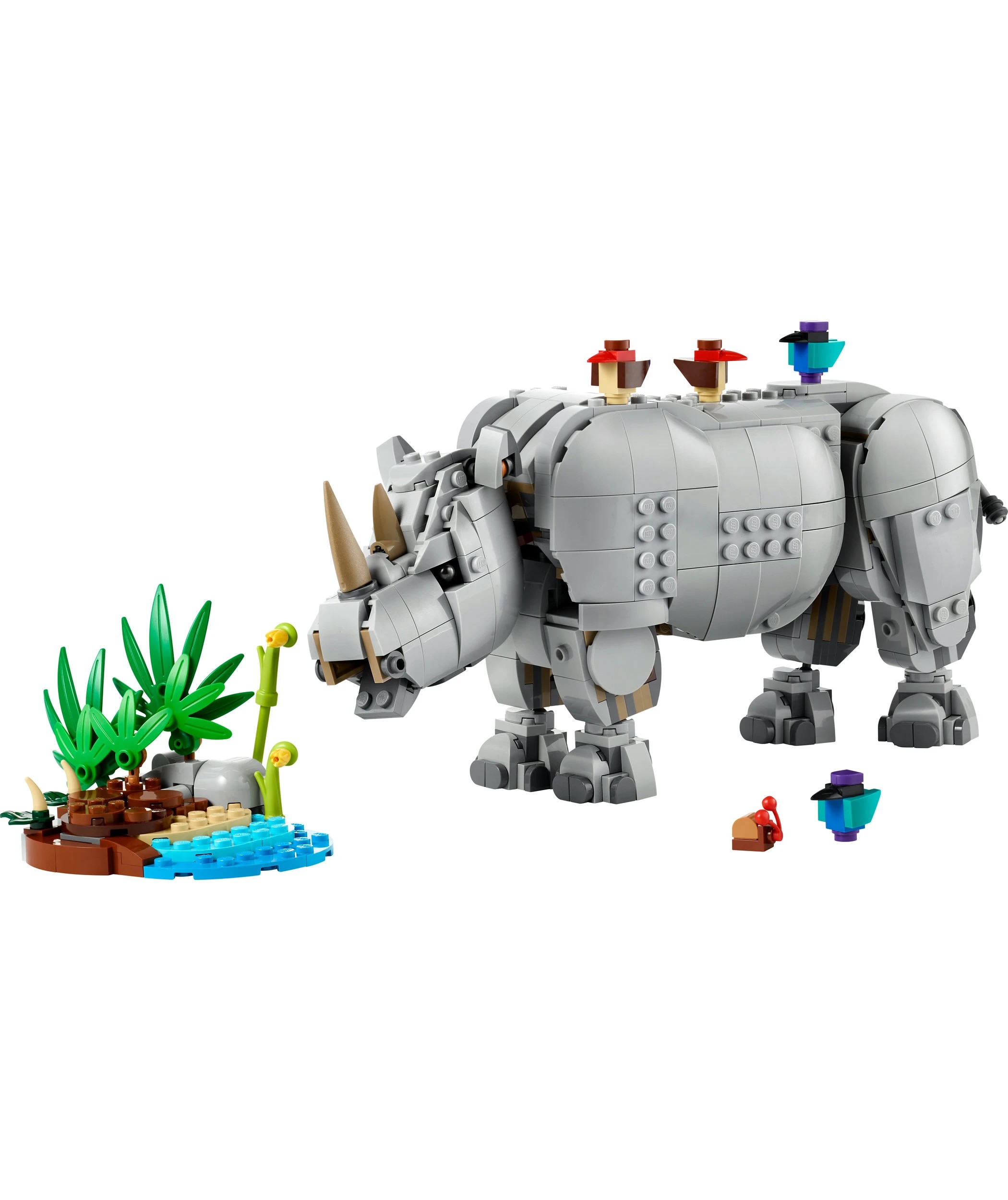 2 LEGO Creator Wild Animals: Majestic Rhino with Birds 31171, 2 of 10