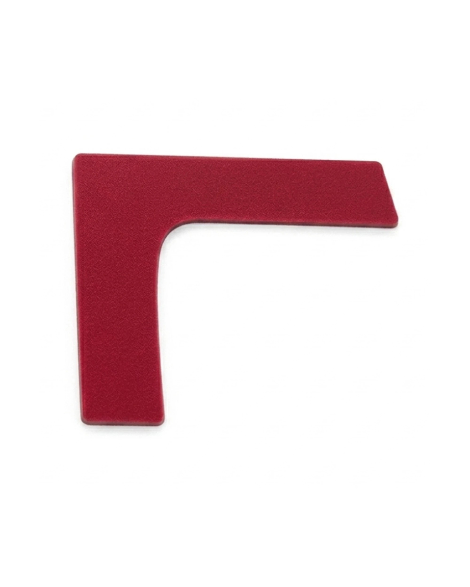 1 Victor Sports Floor Marker Corner Durable Non-Slip Rubber 25x25x7cm - Red, 1 of 1