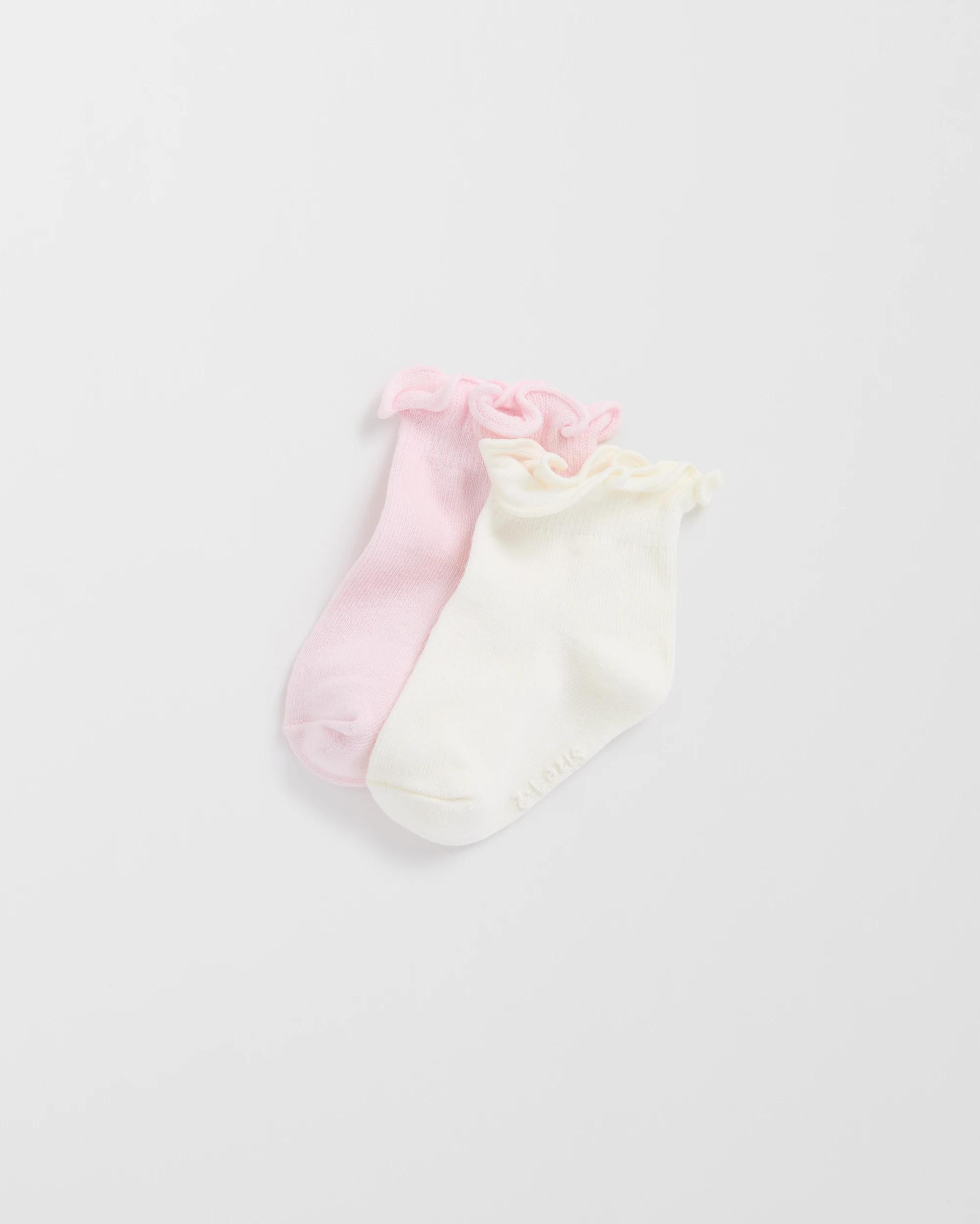 5 Bonds Baby 2 Pack Frill Anklet Socks MULTI, 5 of 9