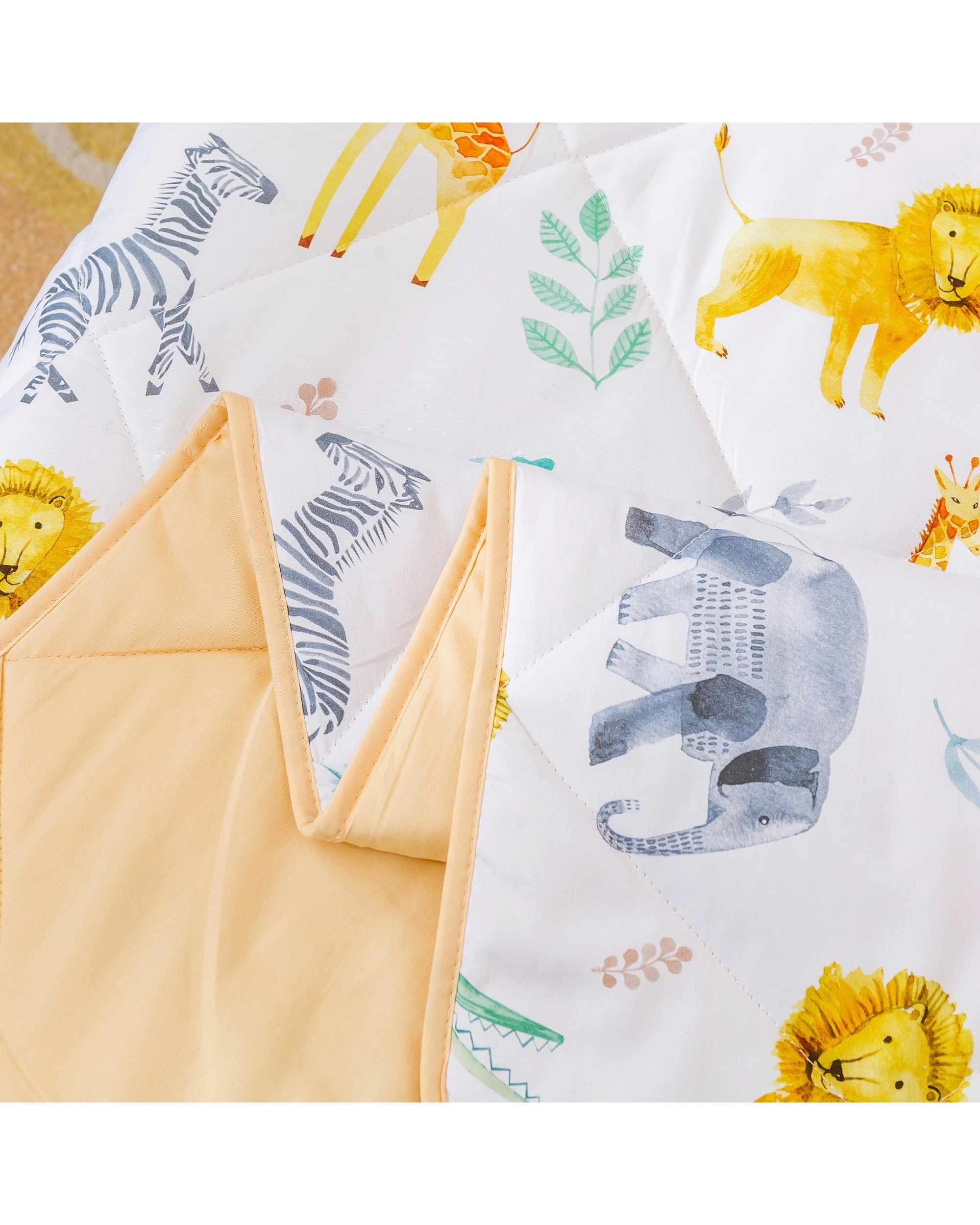 3 Jack & Ava Comforter Set At The Zoo - Double Bed - Animal Print, 3 of 7