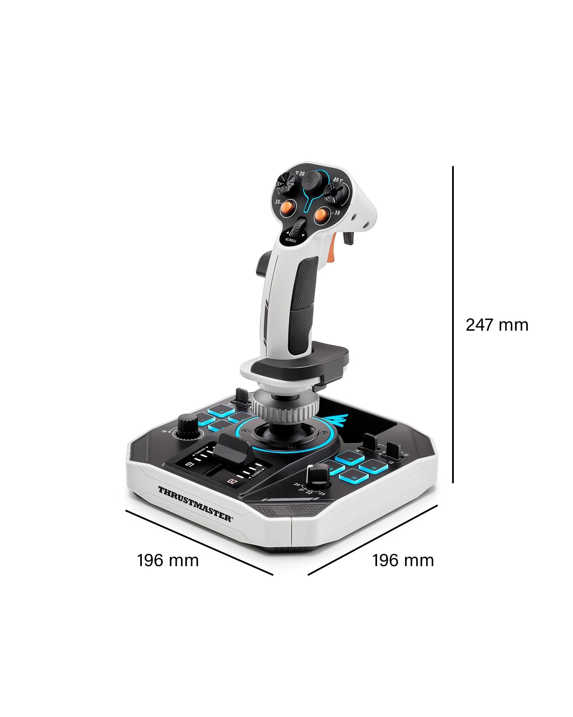 5 THRUSTMASTER SOL-R2 HOSAS Space Sim Duo - White, 5 of 7