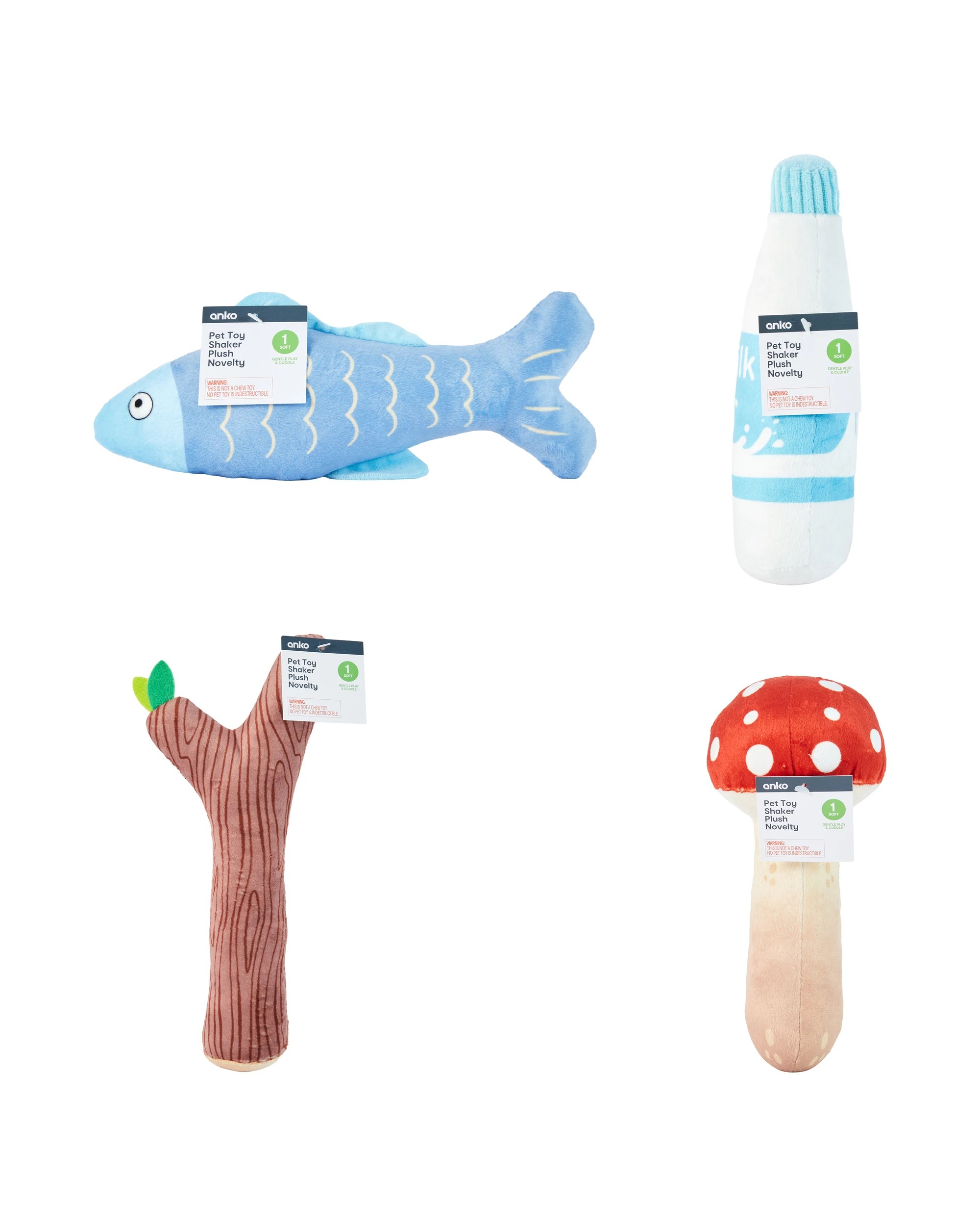 3 Shaker Plush Novelty Toy - Assorted, 3 of 3