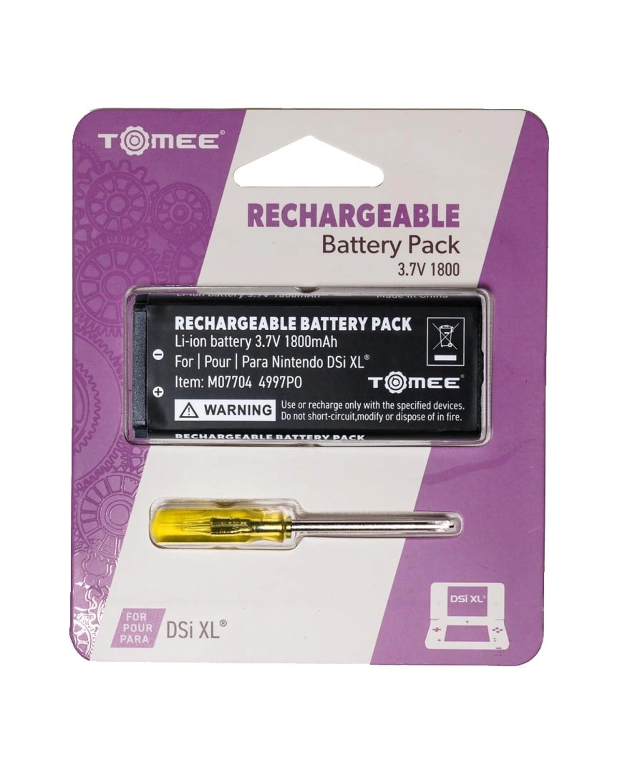 3 Tomee Rechargeable Battery Pack for Nintendo DSi XL, 3 of 3