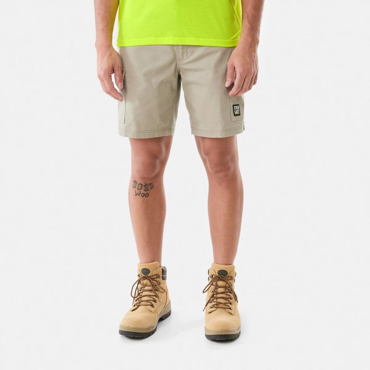 7 Everlast Work Shorts STONE BEIGE, 7 of 7