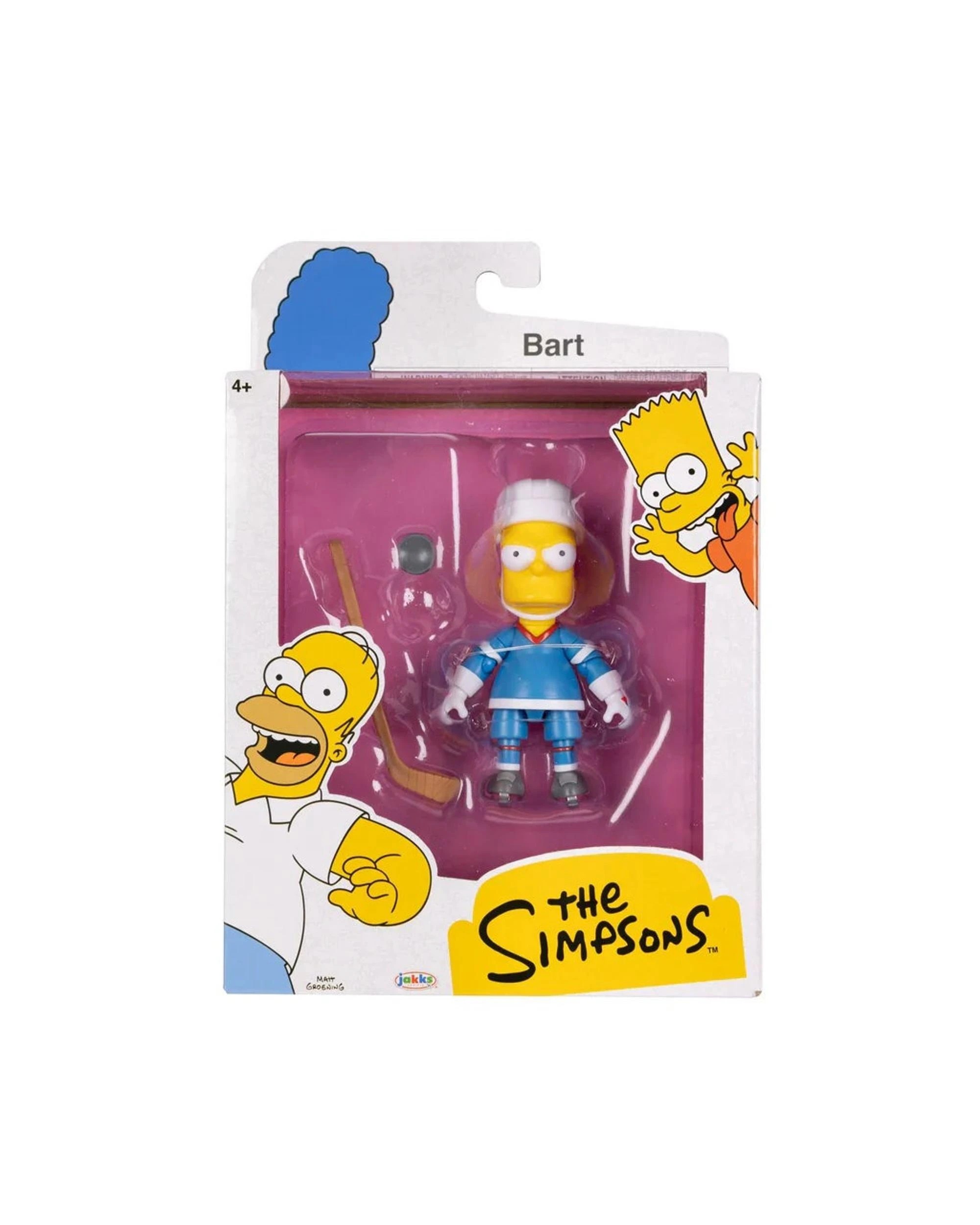 1 The Simpsons Wave 5 Hockey Bart 5 inch Scale Figure, 1 of 1