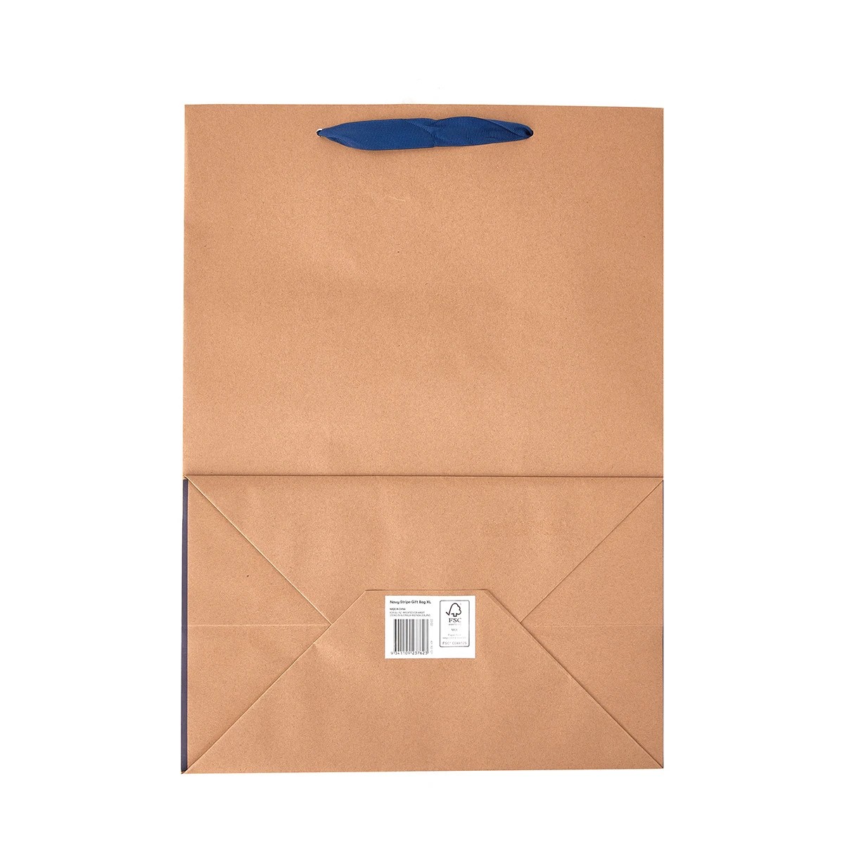 7 Navy Stripe Gift Bag - Extra Large, 7 of 7