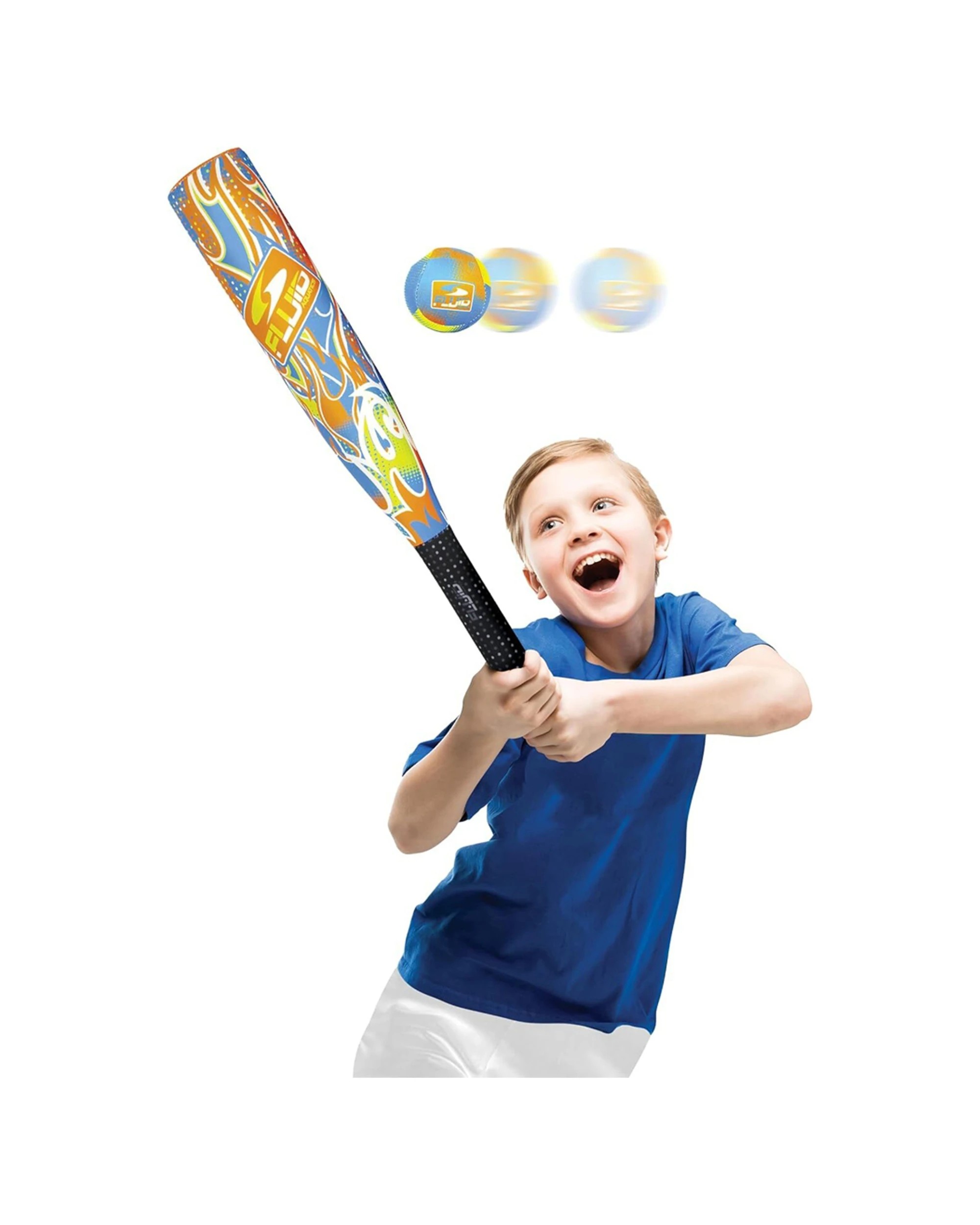 3 Fluid Baseball Game Set Foam Ball Included Water-Resistant Outdoor - Assorted, 3 of 3