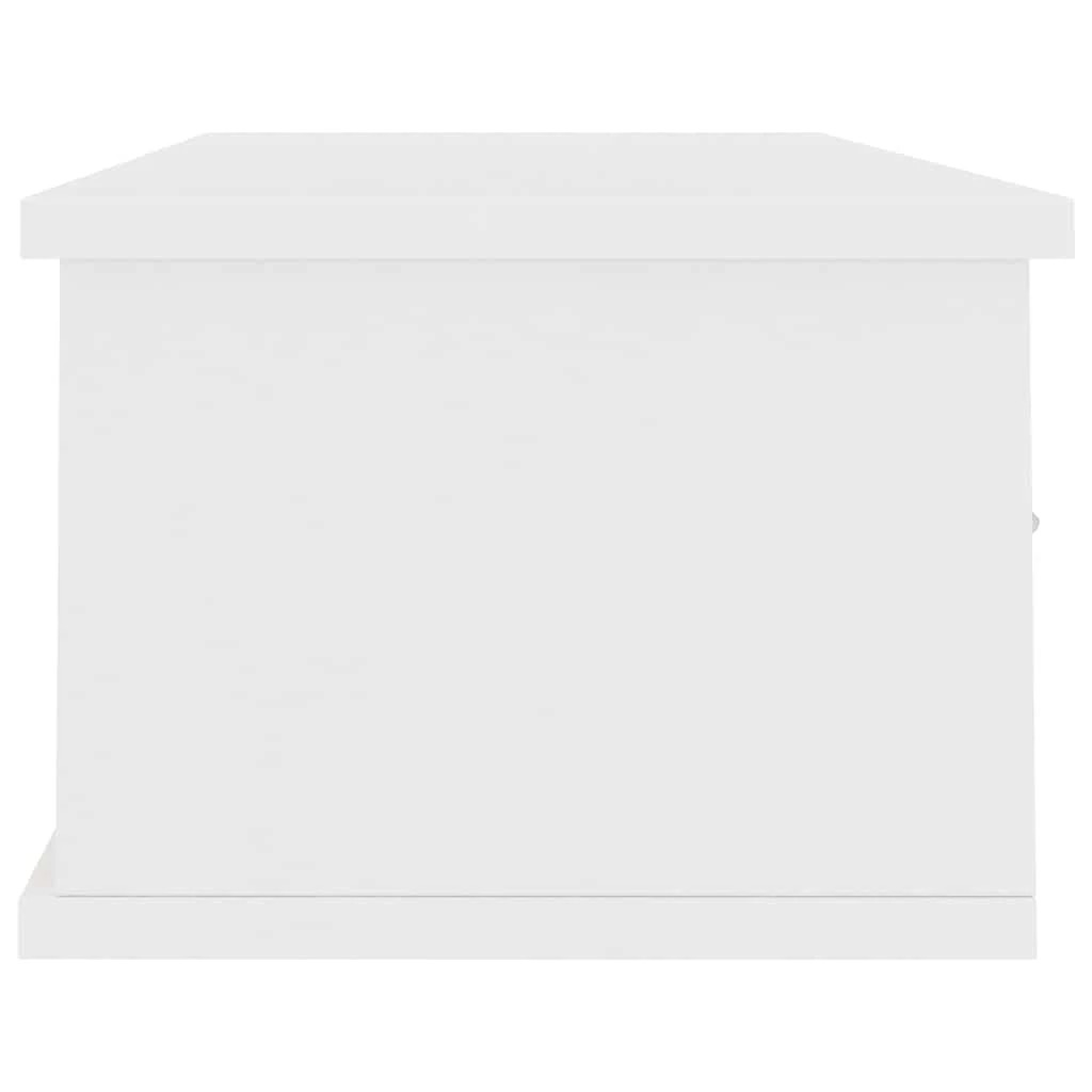 4 vidaXL Drawer shelf Wall mounting - White, 4 of 8