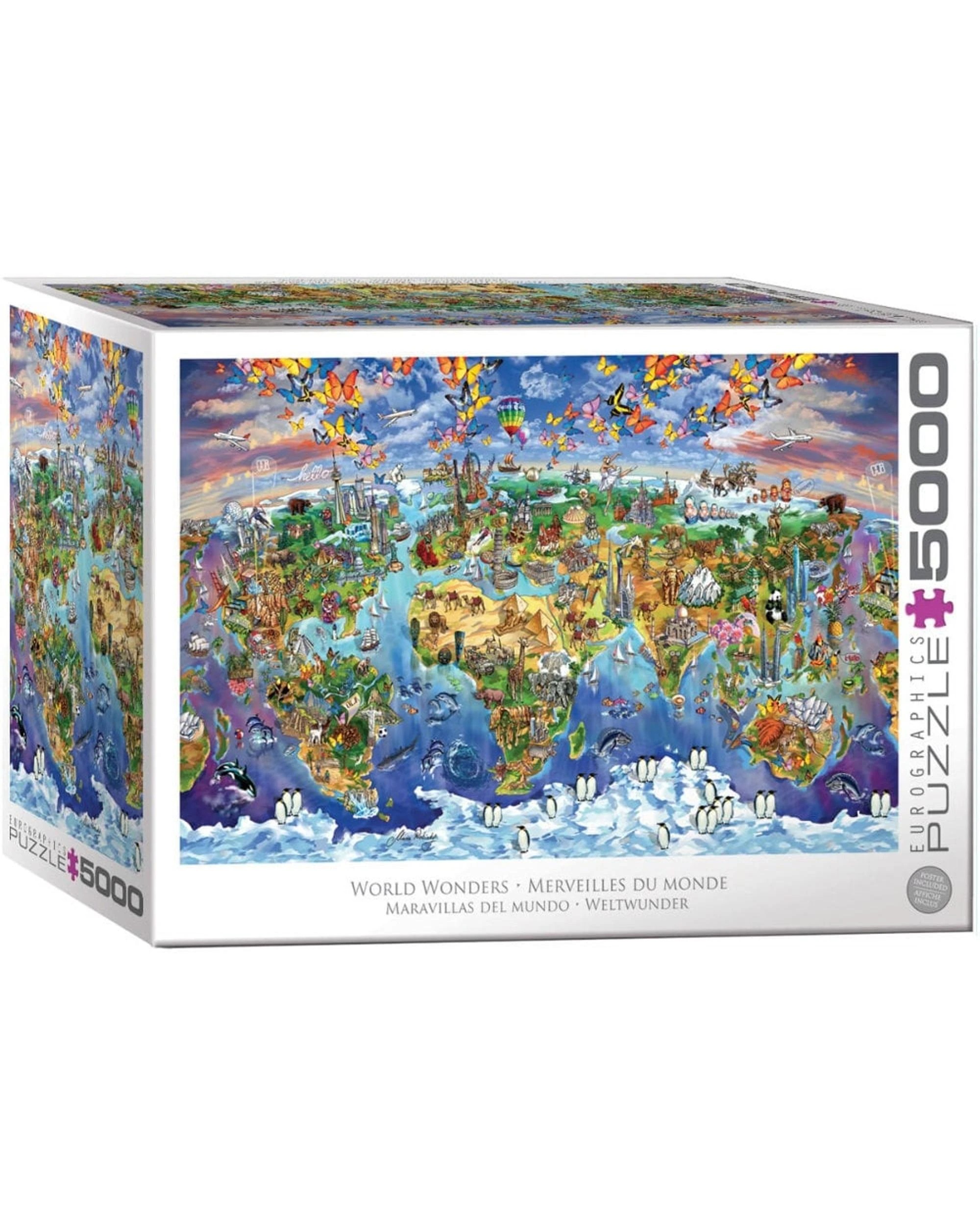 1 Eurographics World Wonders 5000 Piece Jigsaw Puzzle, 1 of 1