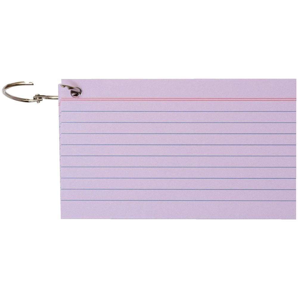 7 Studymate Study Cards Pastel Purple 50 Sheets, 7 of 9