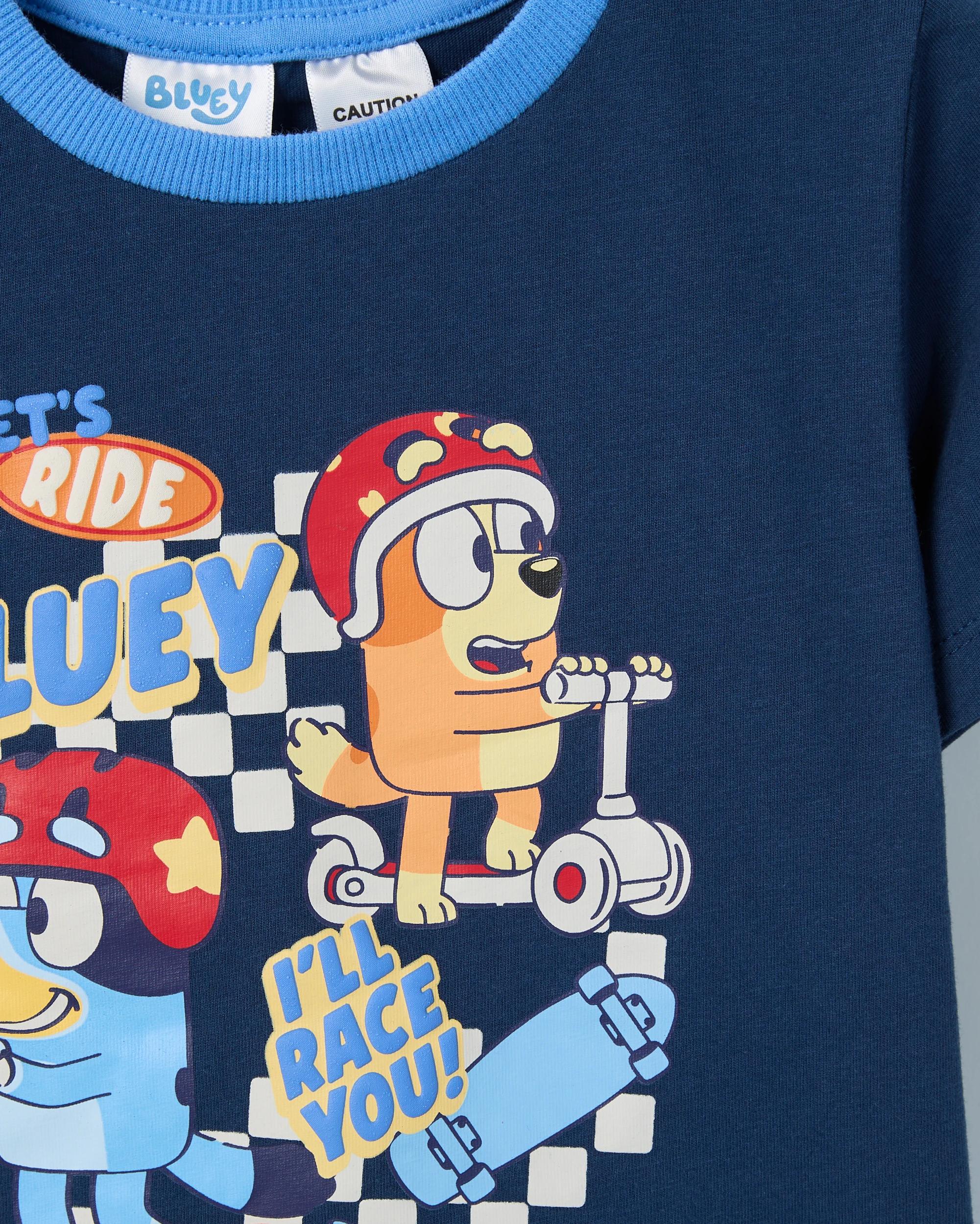 4 Bluey Australian Cotton 2 Pack Younger Boys Pyjama Set BLUEY, 4 of 7