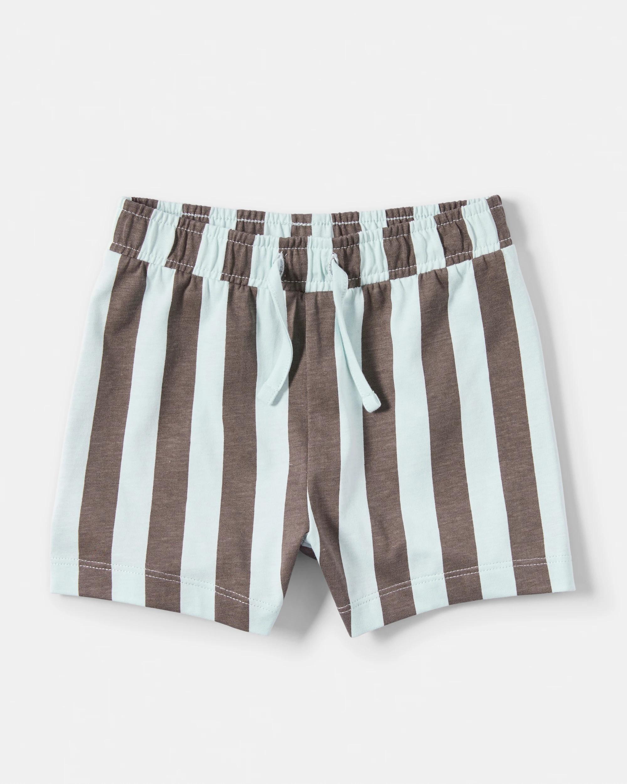 5 3 Pack Cotton Shorts Brwn Ppcrn, 5 of 8