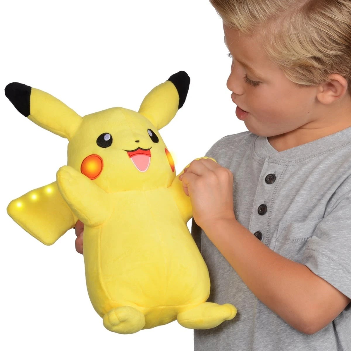 3 Pokemon Power Action Pikachu Plush, 3 of 4