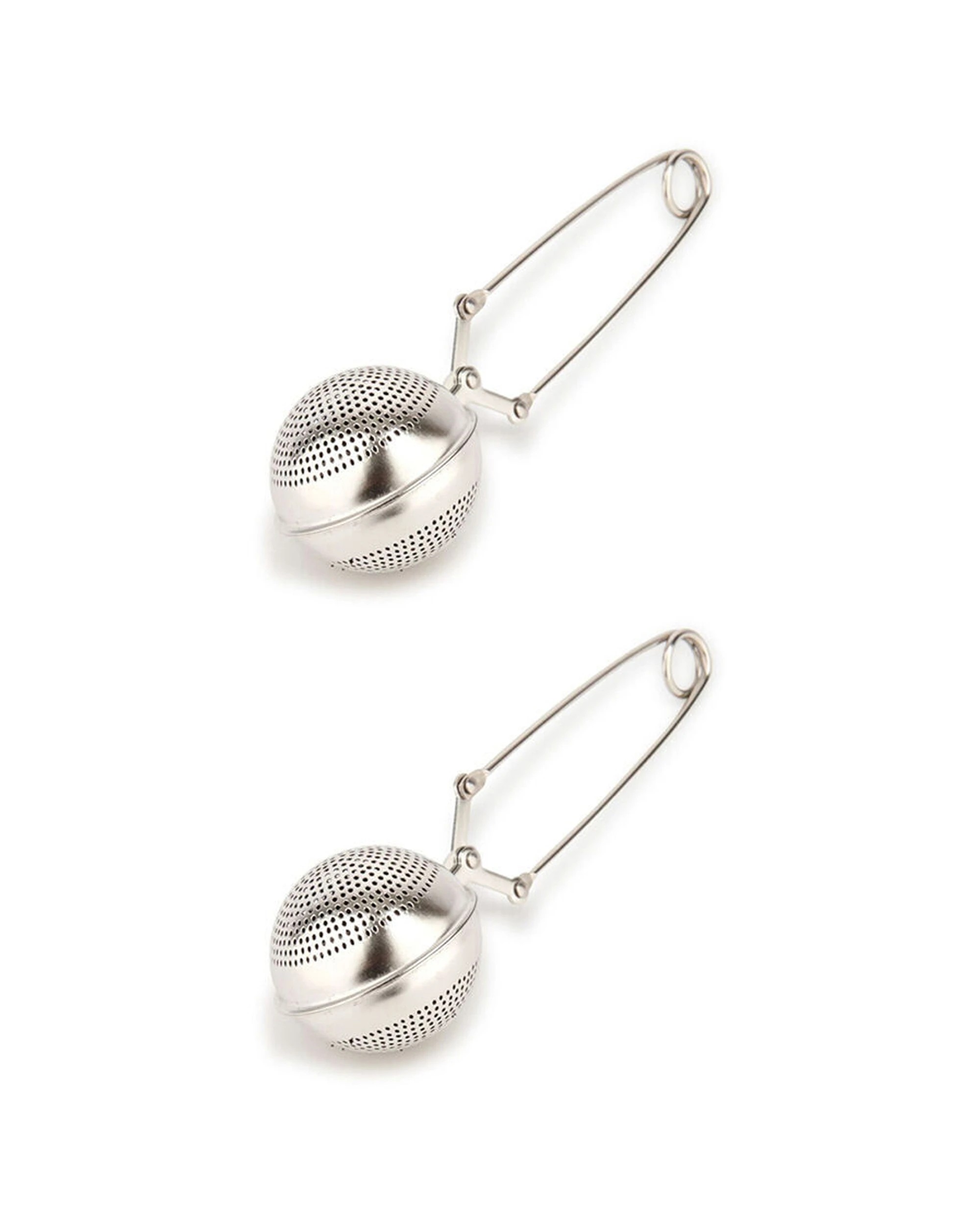 1 La Cafetiere 2 Pack Single Cup Stainless Steel Tea Infuser 16cm - Silver, 1 of 8